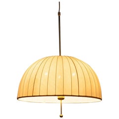 1970s Cotton and Ceiling Lamp by Hans-Agne Jakobsson