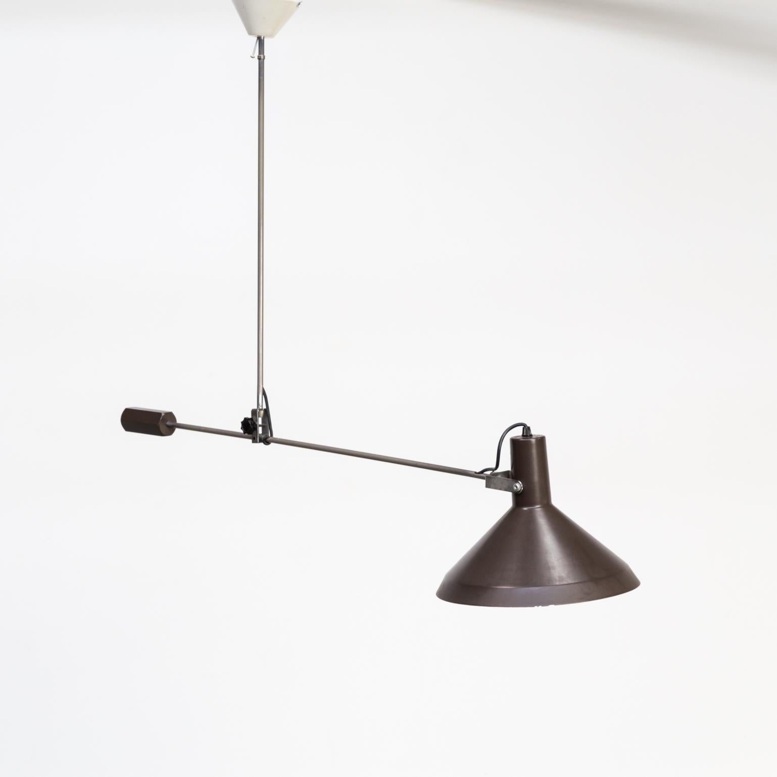 Late 20th Century 1970s Counterbalance Hanging Lamp For Sale