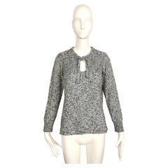 1970's COURREGES boucle knit sweater top