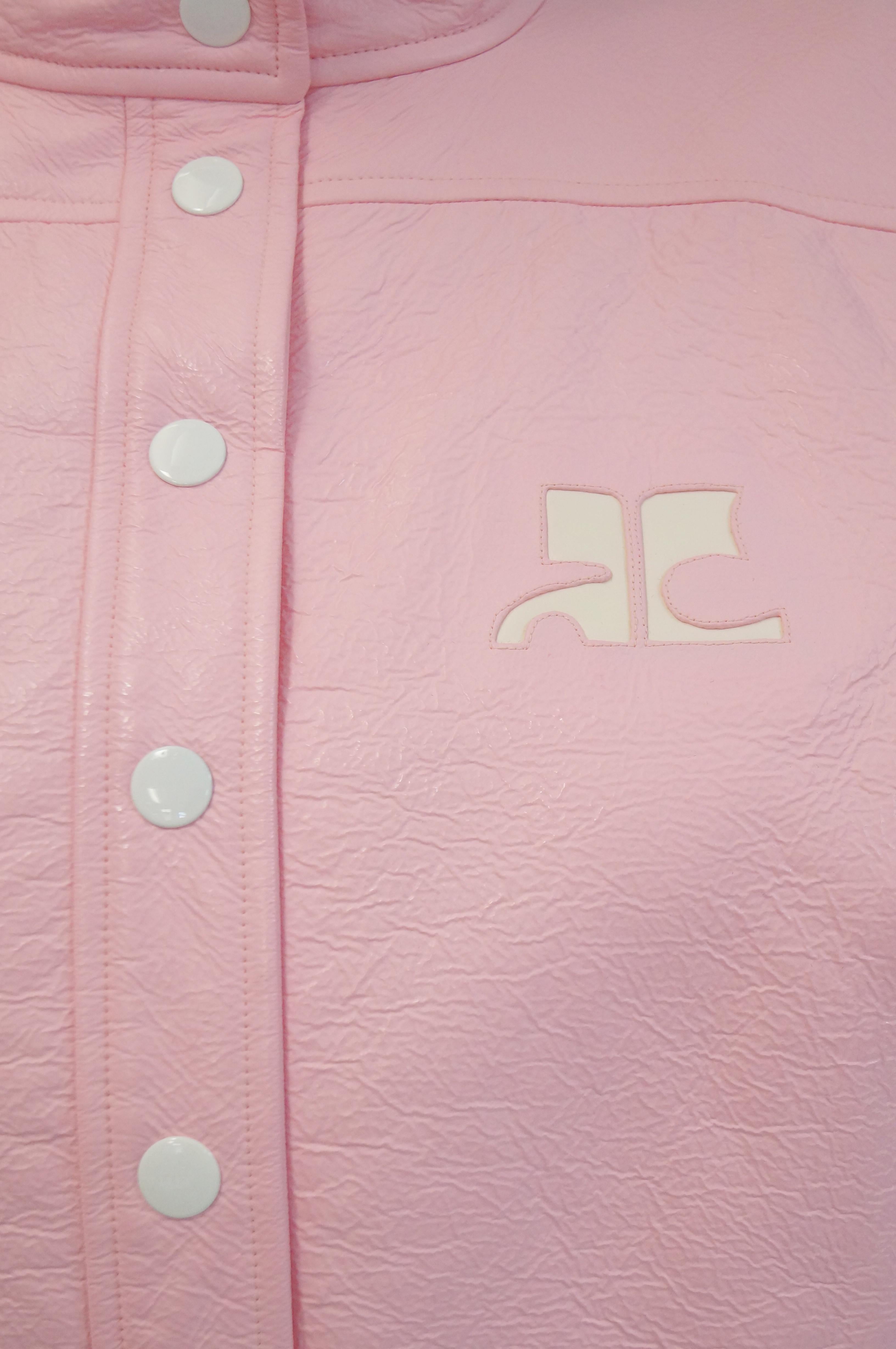 pink vinyl jacket