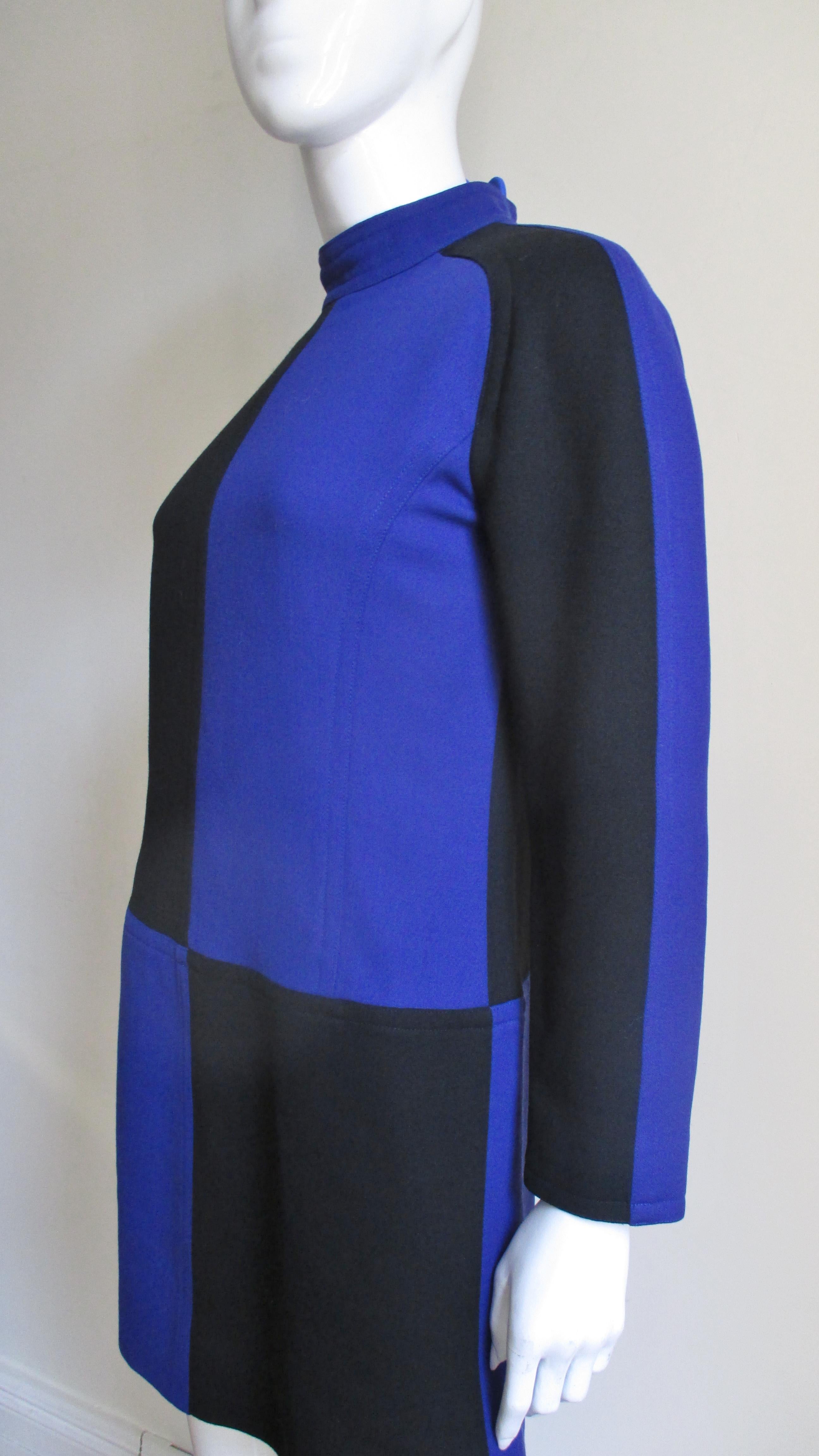 Courreges 1960s Color Block Dress For Sale 2