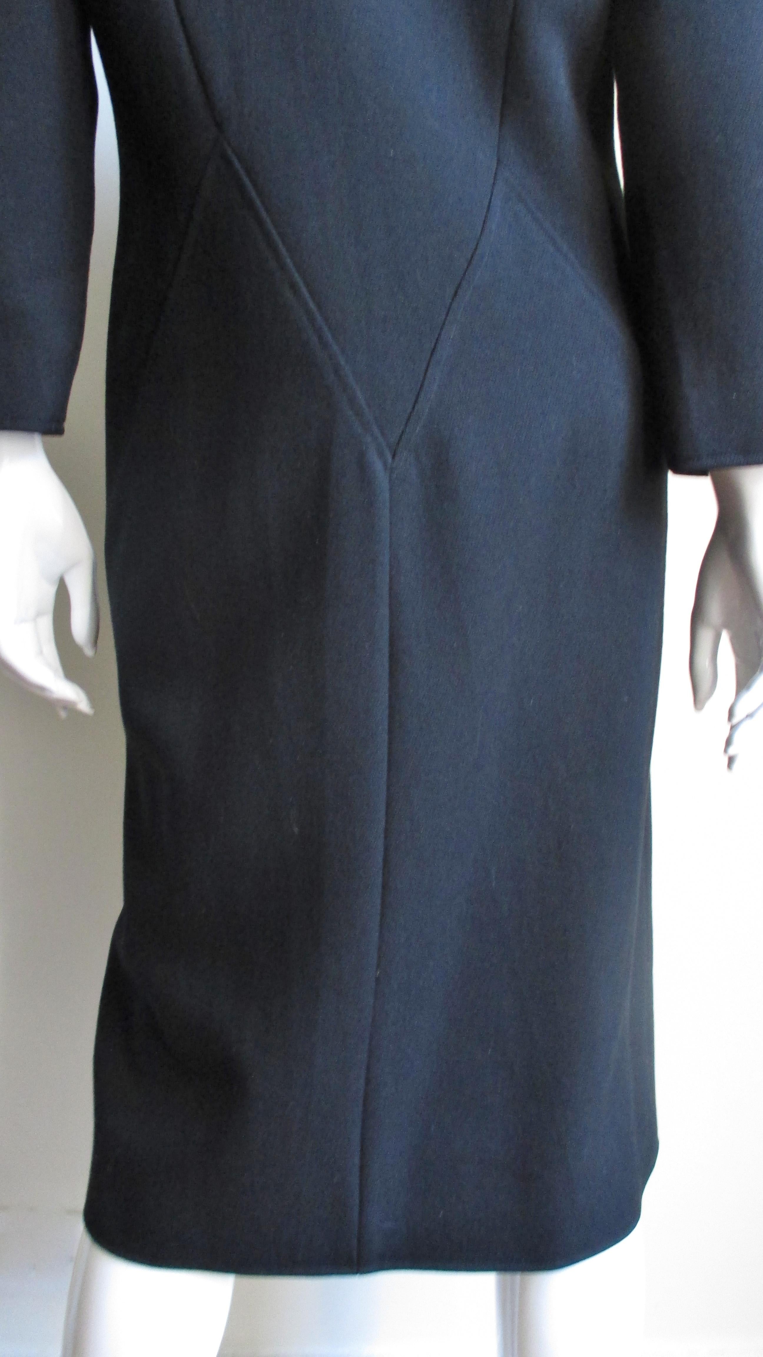 Courreges 1970s Dress with Seaming For Sale 8