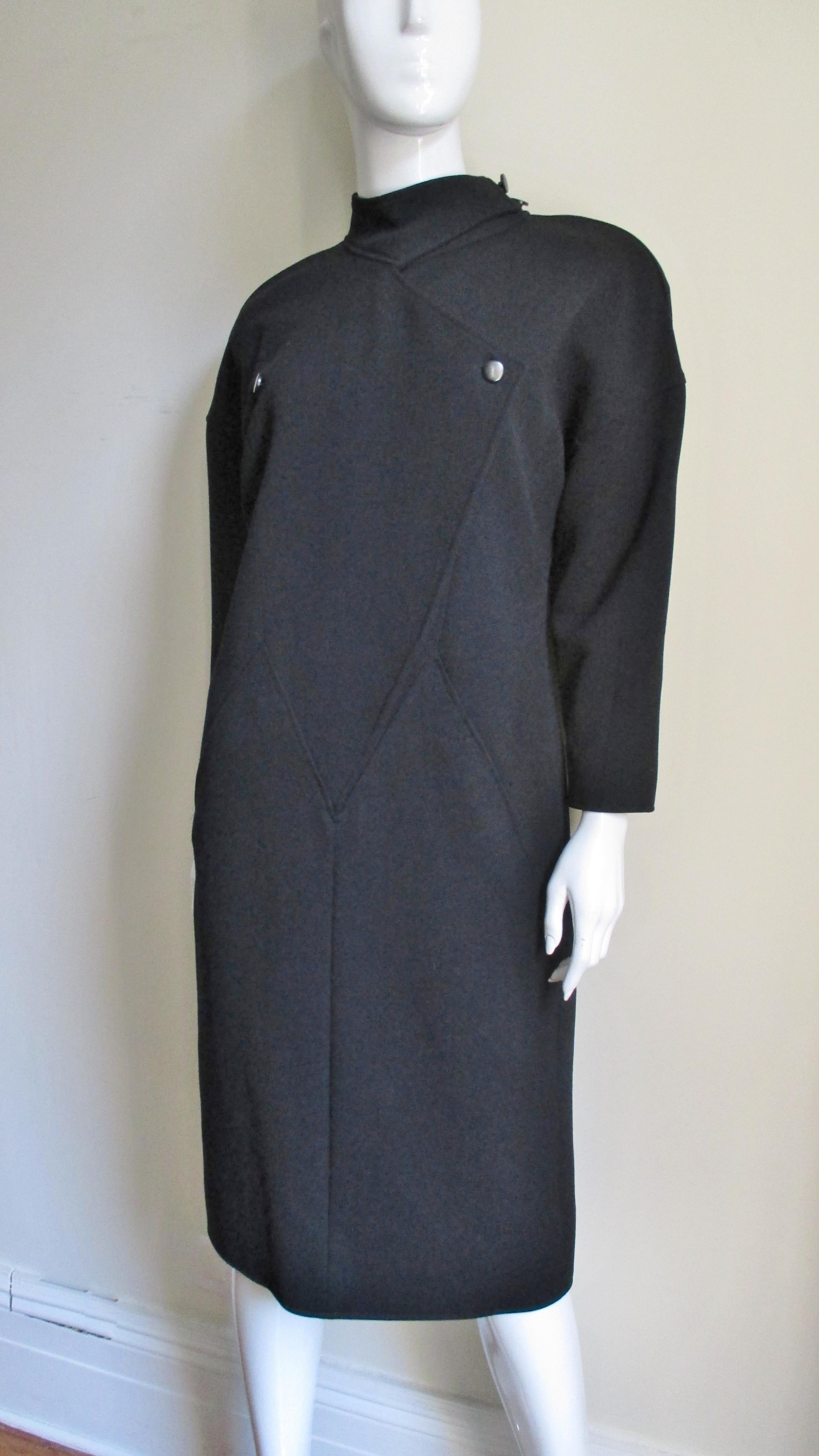 Courreges 1970s Dress with Seaming For Sale 2