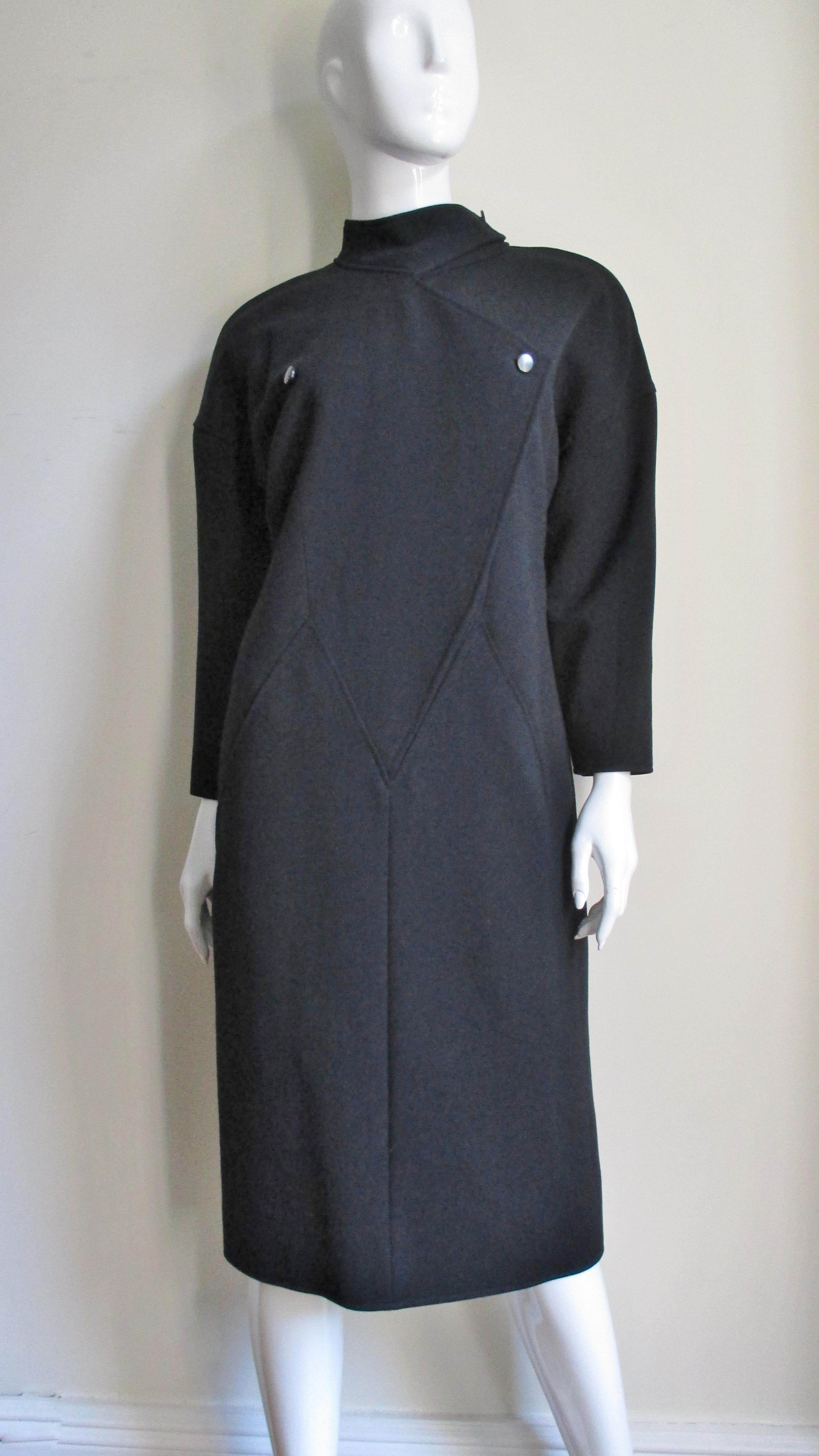 Courreges 1970s Dress with Seaming For Sale 3