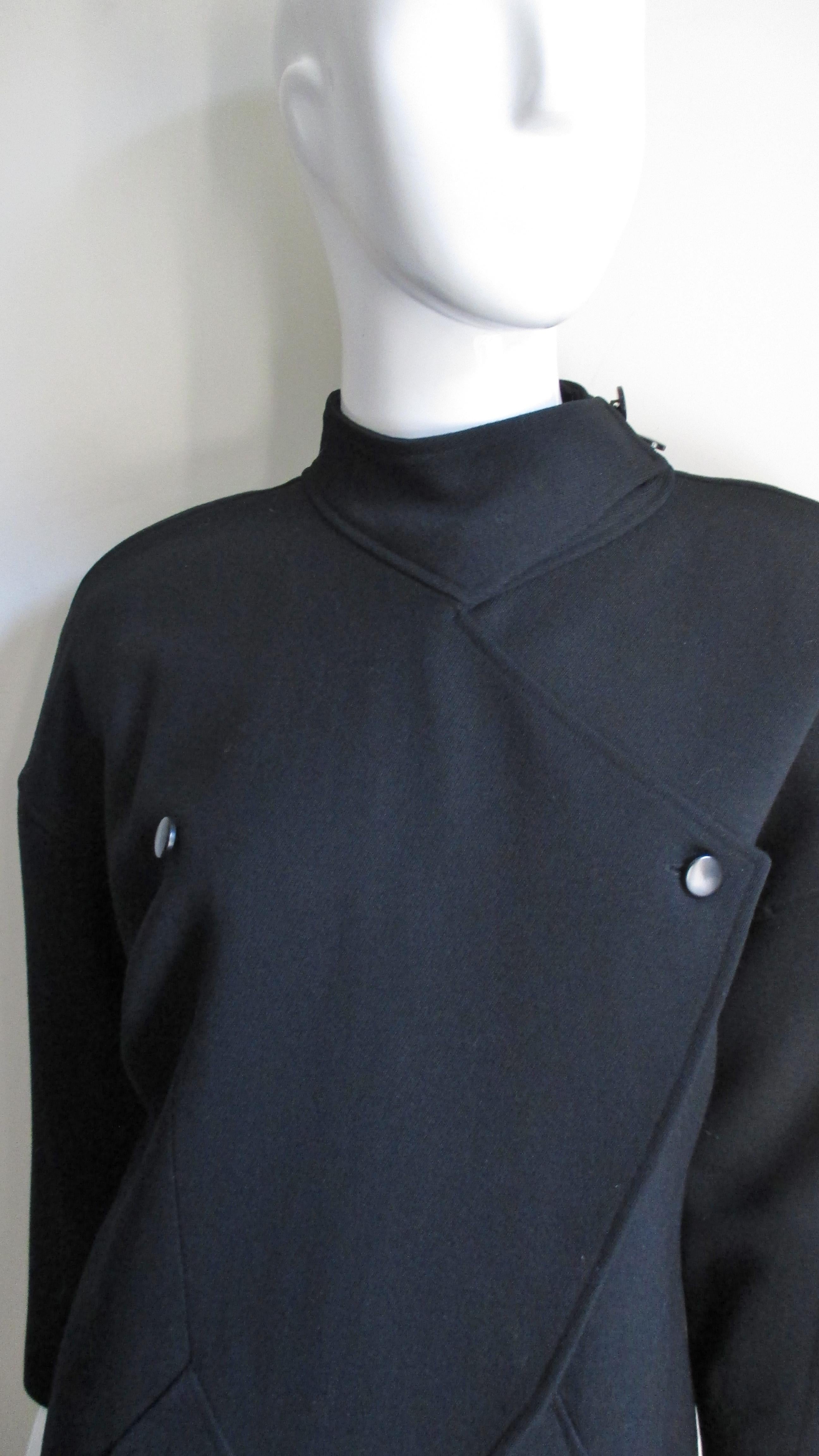 Courreges 1970s Dress with Seaming In Good Condition For Sale In Water Mill, NY