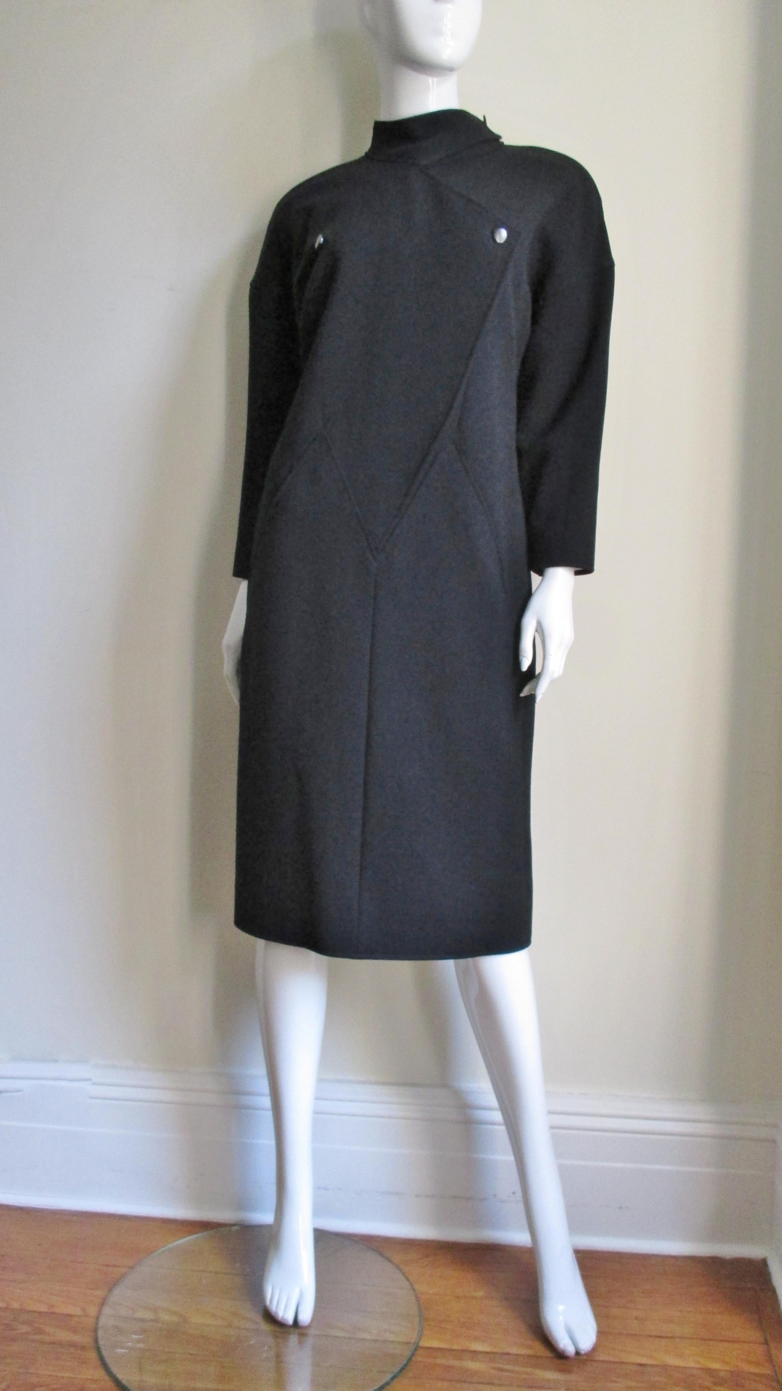 Courreges 1970s Dress with Seaming For Sale 4