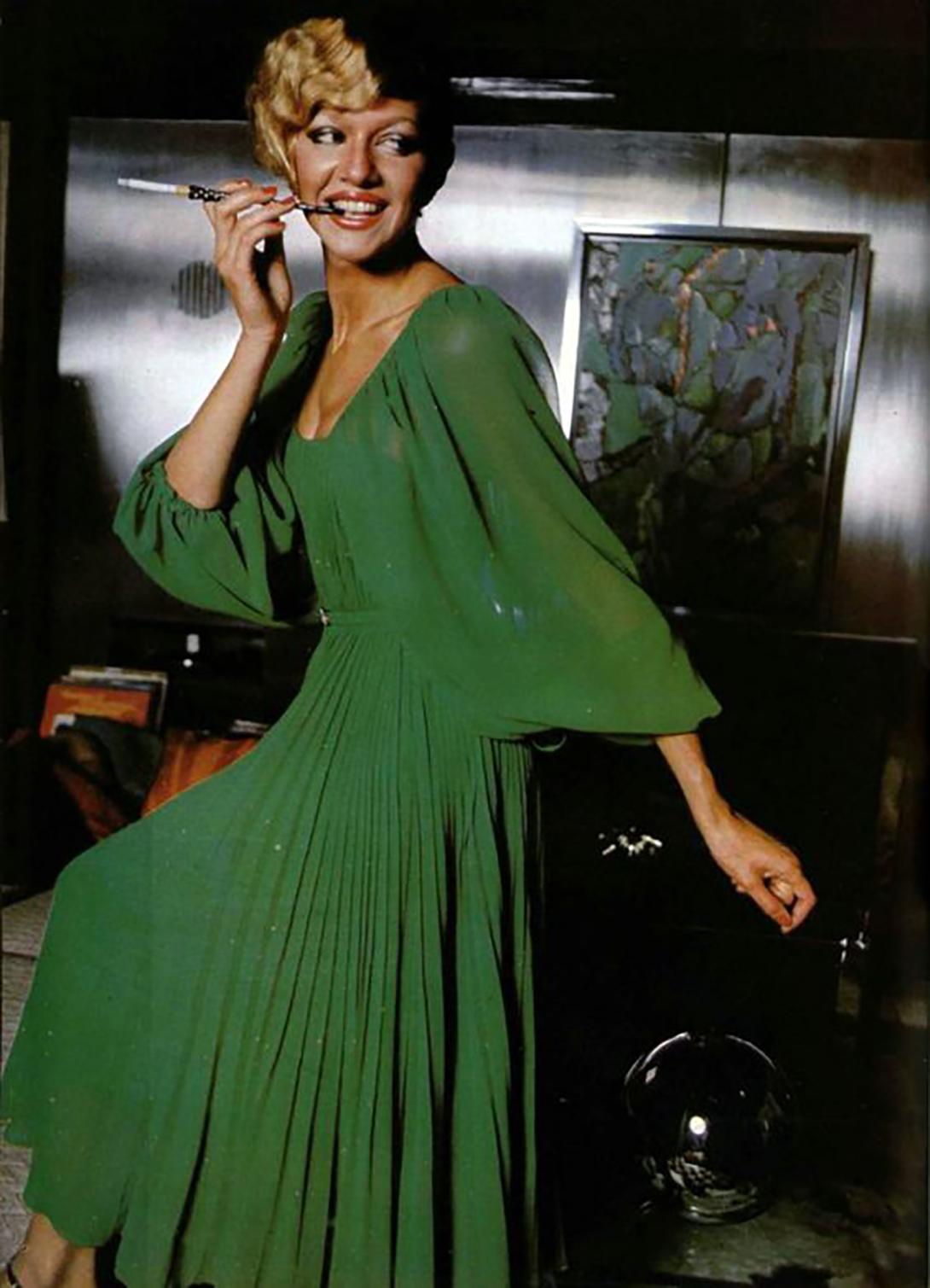 1970s Couture Philippe Venet Purple 