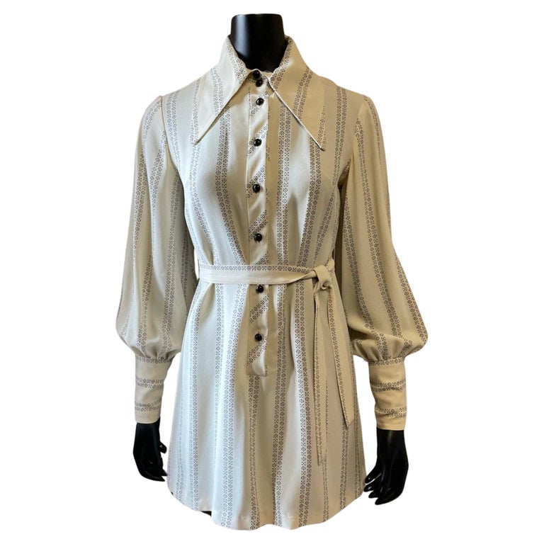 knee length dresses for ladies 1970s Heartbreaker Novelty Print Micro Mini Dress main image 1