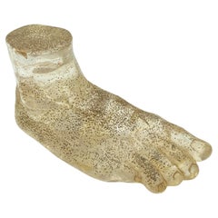 Vintage 1970's crushed ice resin foot by Velasquez