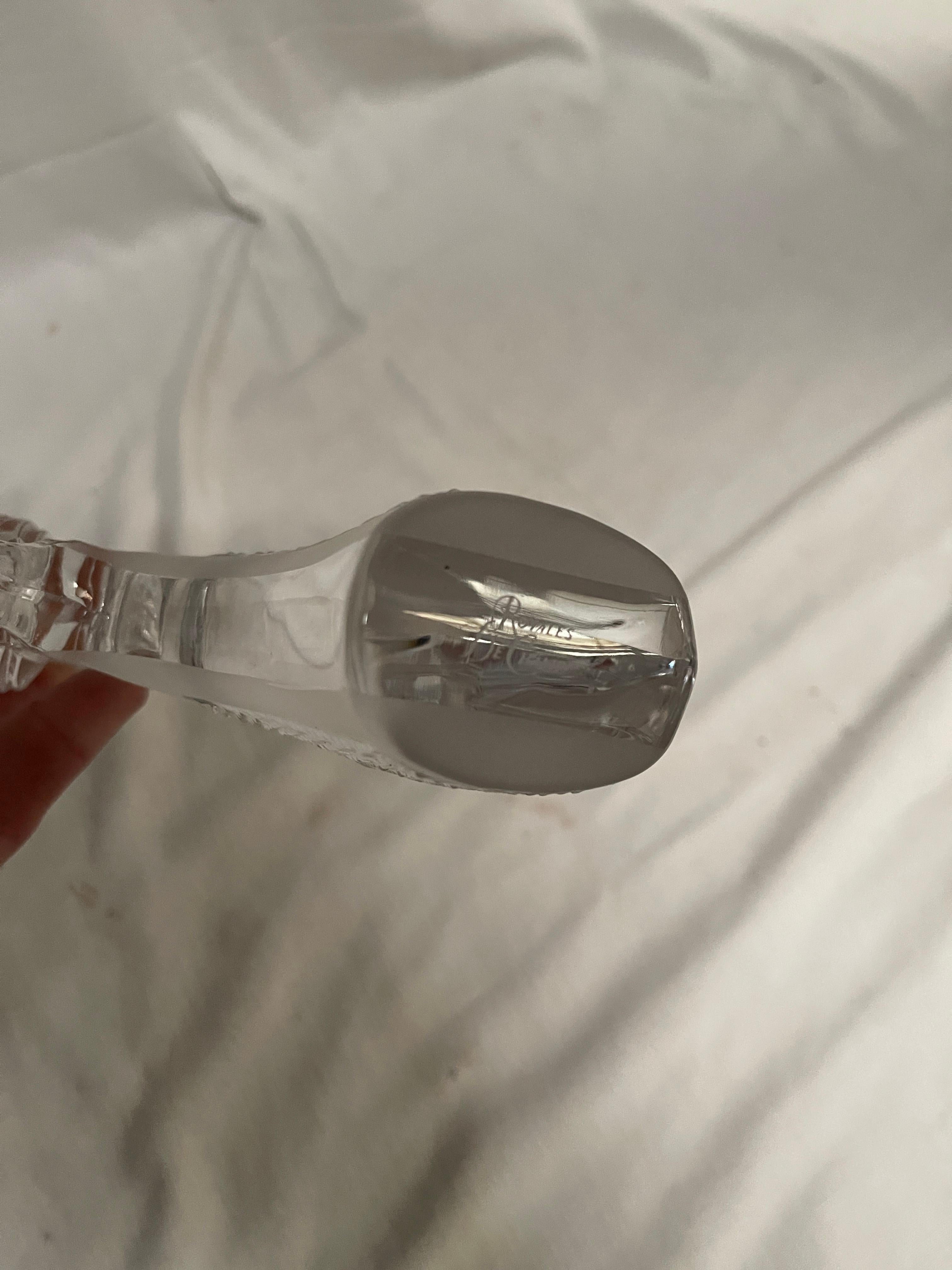 Cristal de 1970 357 Magnum firmado Crystal de champagne en venta 2