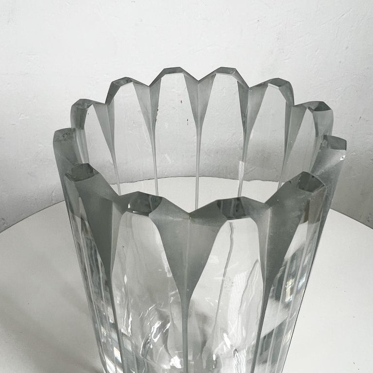 Image result for 1970s Crystal Flower Vase Modern Scandinavian Art Glass Scallop For ...