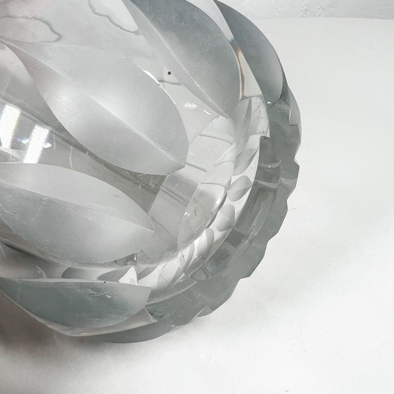 Image result for 1970s Crystal Flower Vase Modern Scandinavian Art Glass Scallop For ...