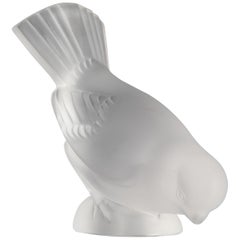 Lalique France Vintage Crystal Moineau Hardi Birds