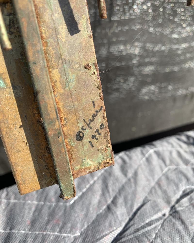 Curtis Jere Bridge Sculpture Signed Brass Metal Wall Decor

Add a touch of mid-century modern elegance to your home with this stunning Curtis Jere Bridge Sculpture. This signed brass wall decor piece is a true work of art, featuring intricate