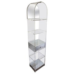 1970s Custom Domed Lucite Étagère