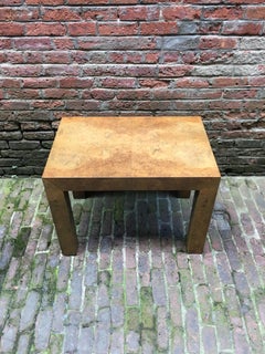 table Parsons en ronce faite sur mesure dans les années 1970 par Werner Konner