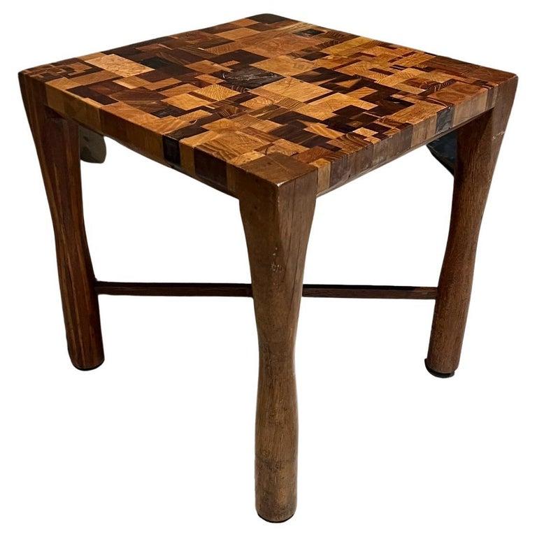 1970 CUSTOM MADE Table d'appoint en bois exotique Style Don Shoemaker Mexico en vente 4