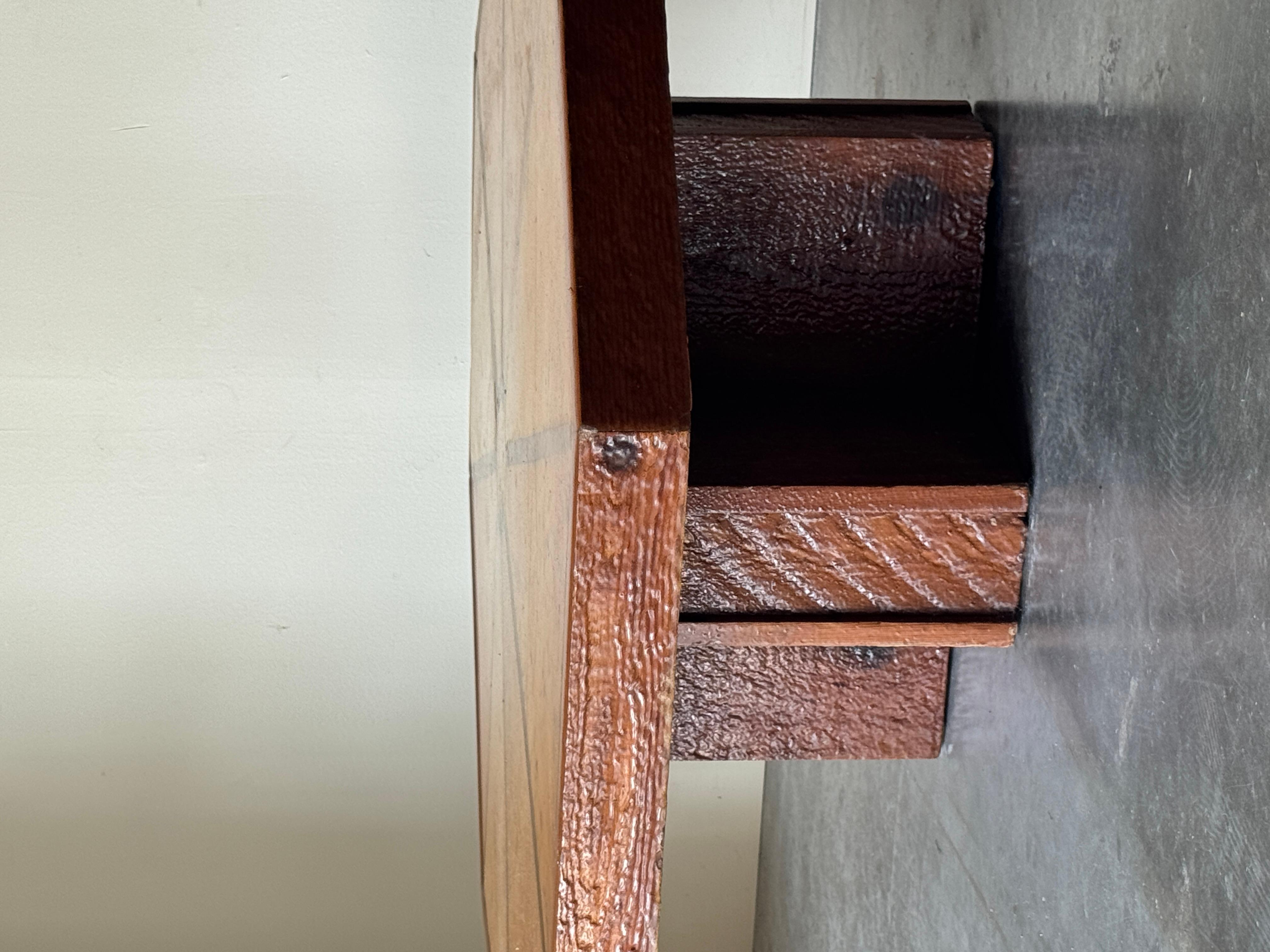 1970 Chypre + Table basse octogonale en pierre de corail Bon état - En vente à Sarasota, FL