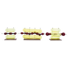 1970s Czech Molecular Model, Set of Three