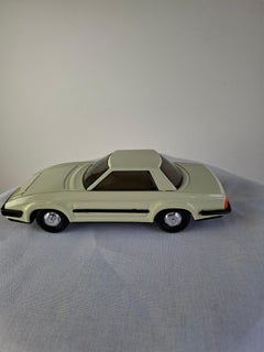 1970s Czechoslovak ITES IGRA Norma Tin Friction Toy Car Mid Century Modern Space
