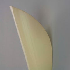 Lampada da parete scultorea in vetro cecoslovacco degli anni '70 con finitura satinata