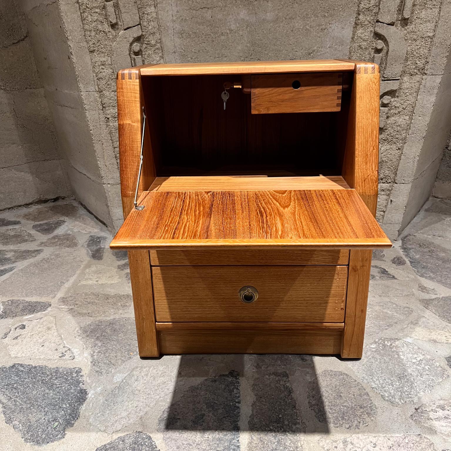 Mid-Century Modern 1970s D Scan Teak Nightstand Bedside Cabinet Denmark