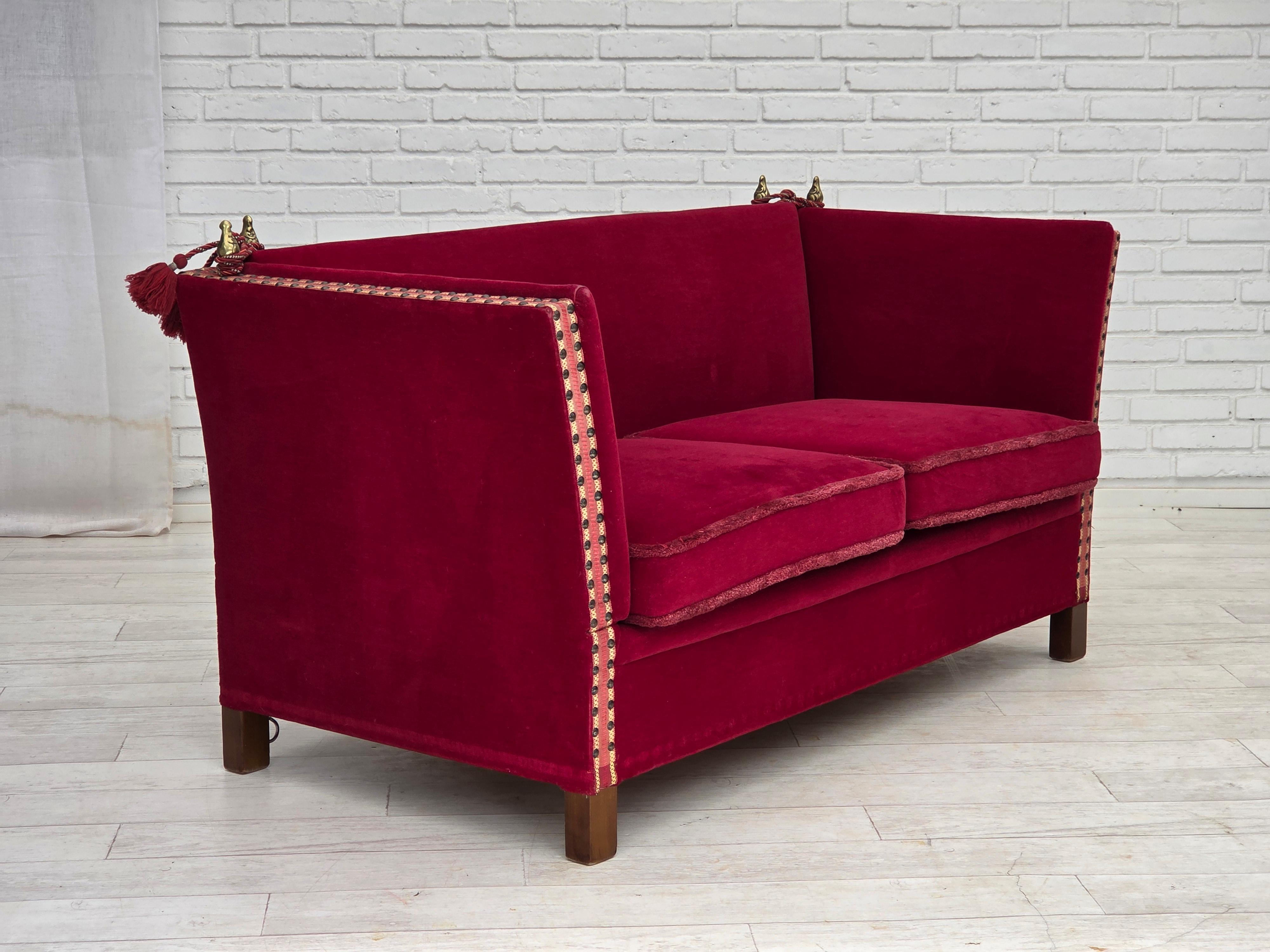 Scandinavian Modern 1970s, Danish 2-seater 