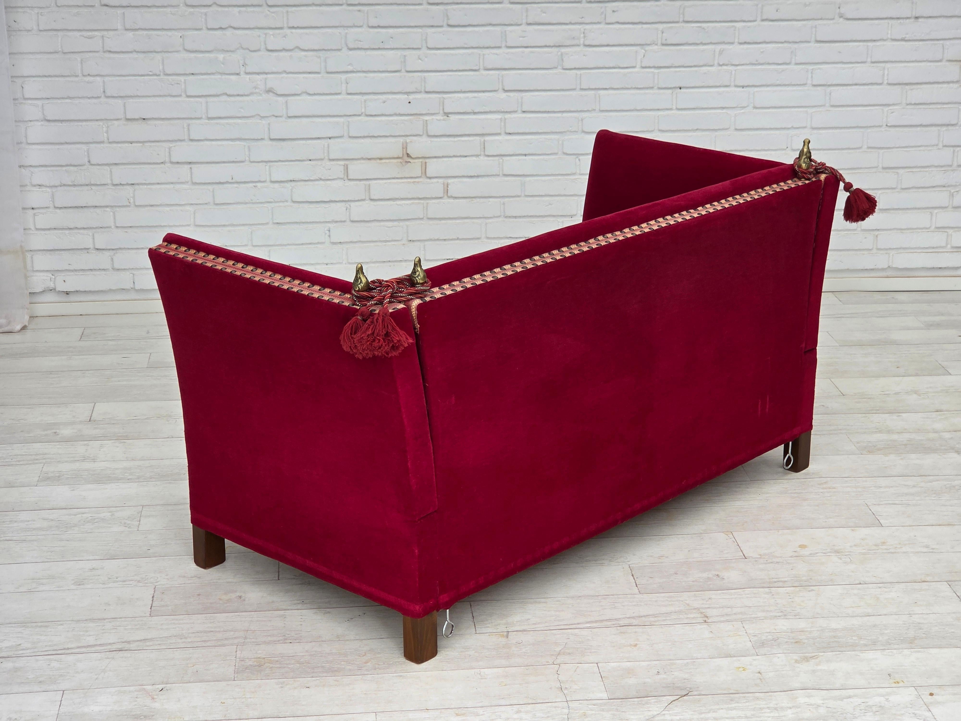 Velvet 1970s, Danish 2-seater 