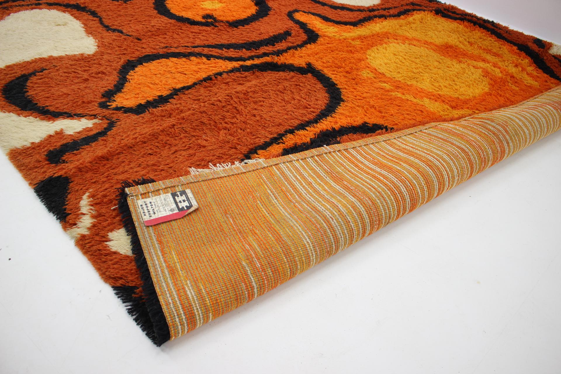 1970s Danish Abstract Midcentury Wool Rug 2