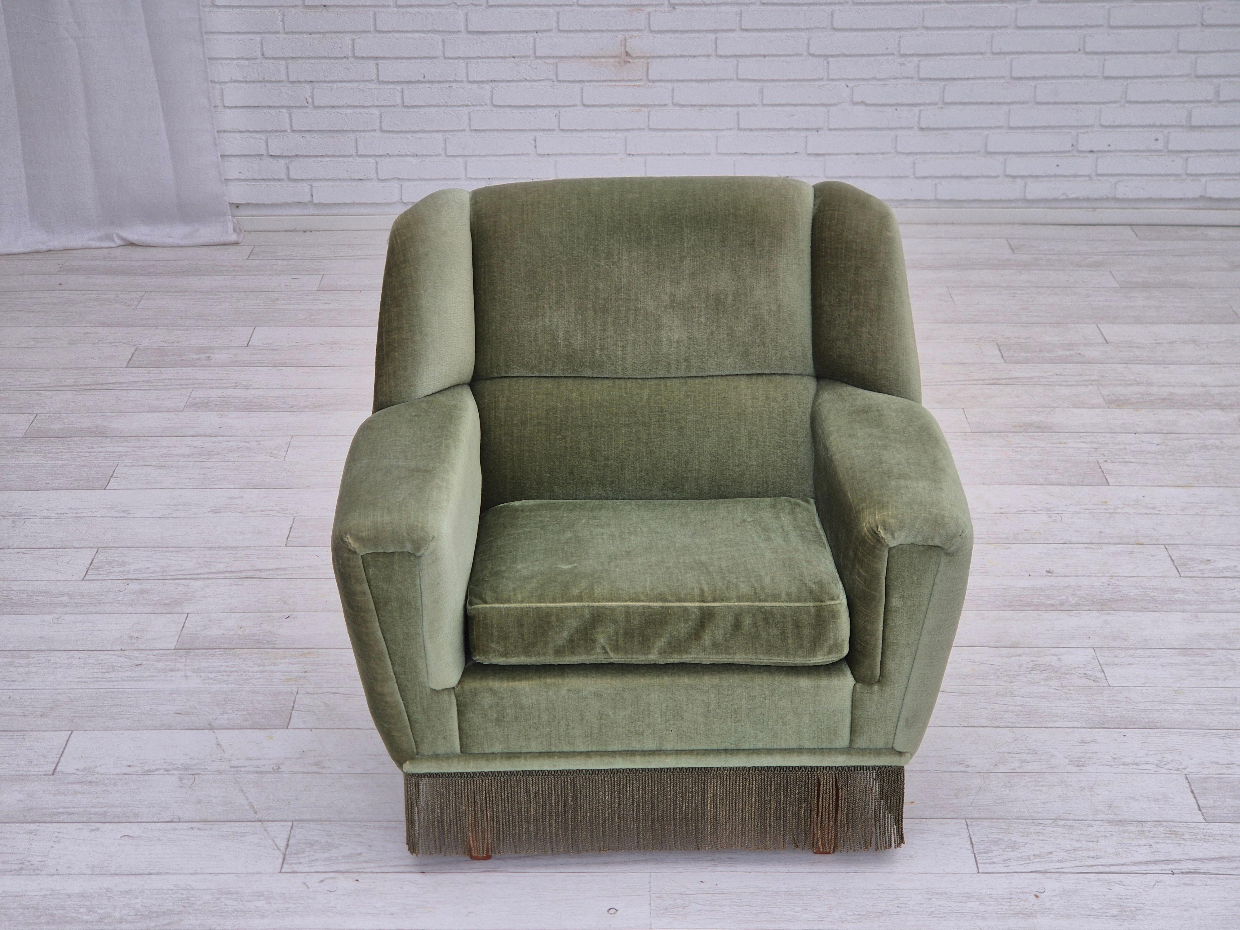 Scandinave moderne 1970, fauteuil danois par Kurt Østervig pour Rolschau Møbler, modèle 61, original. en vente