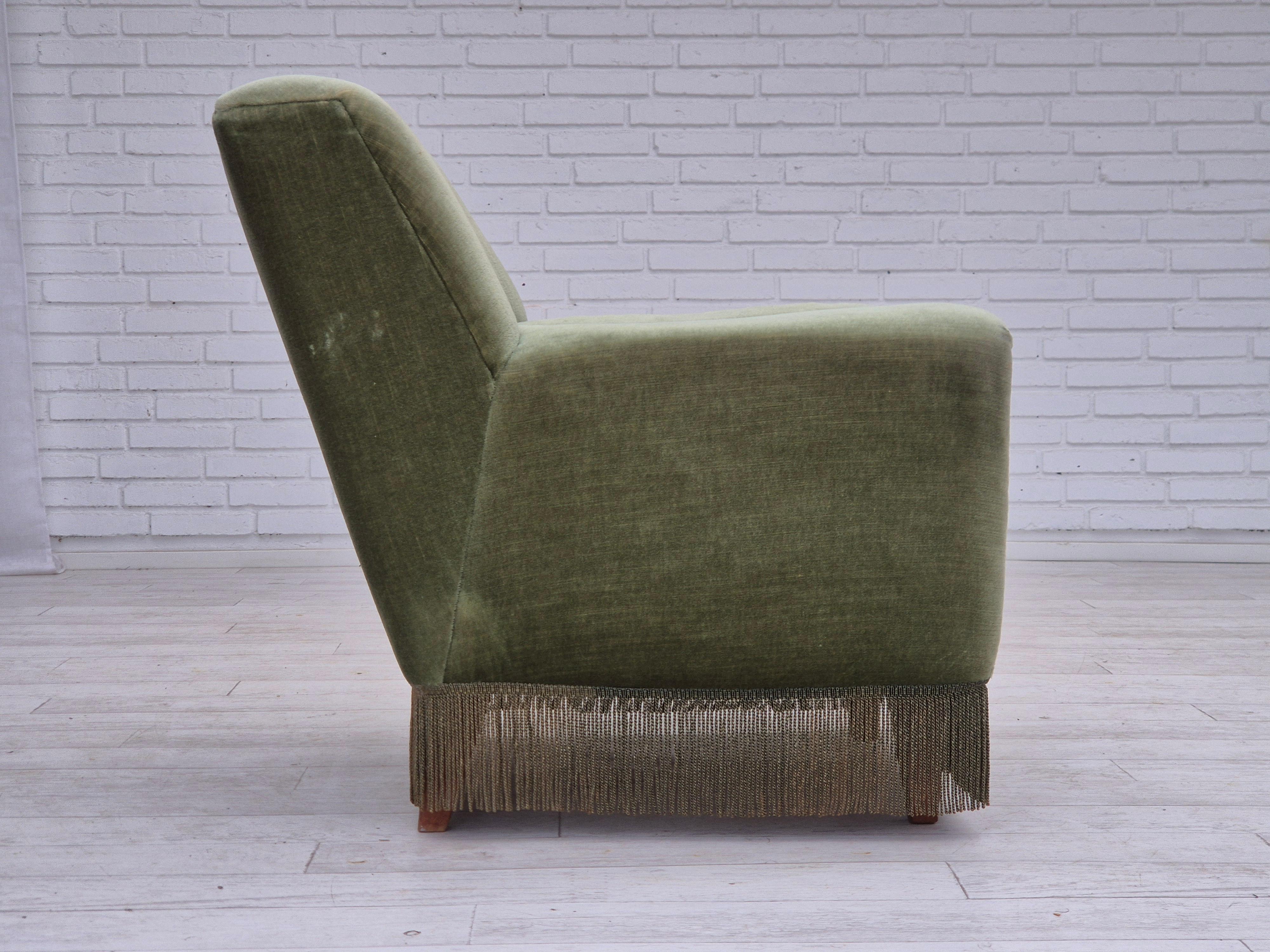 Danois 1970, fauteuil danois par Kurt Østervig pour Rolschau Møbler, modèle 61, original. en vente