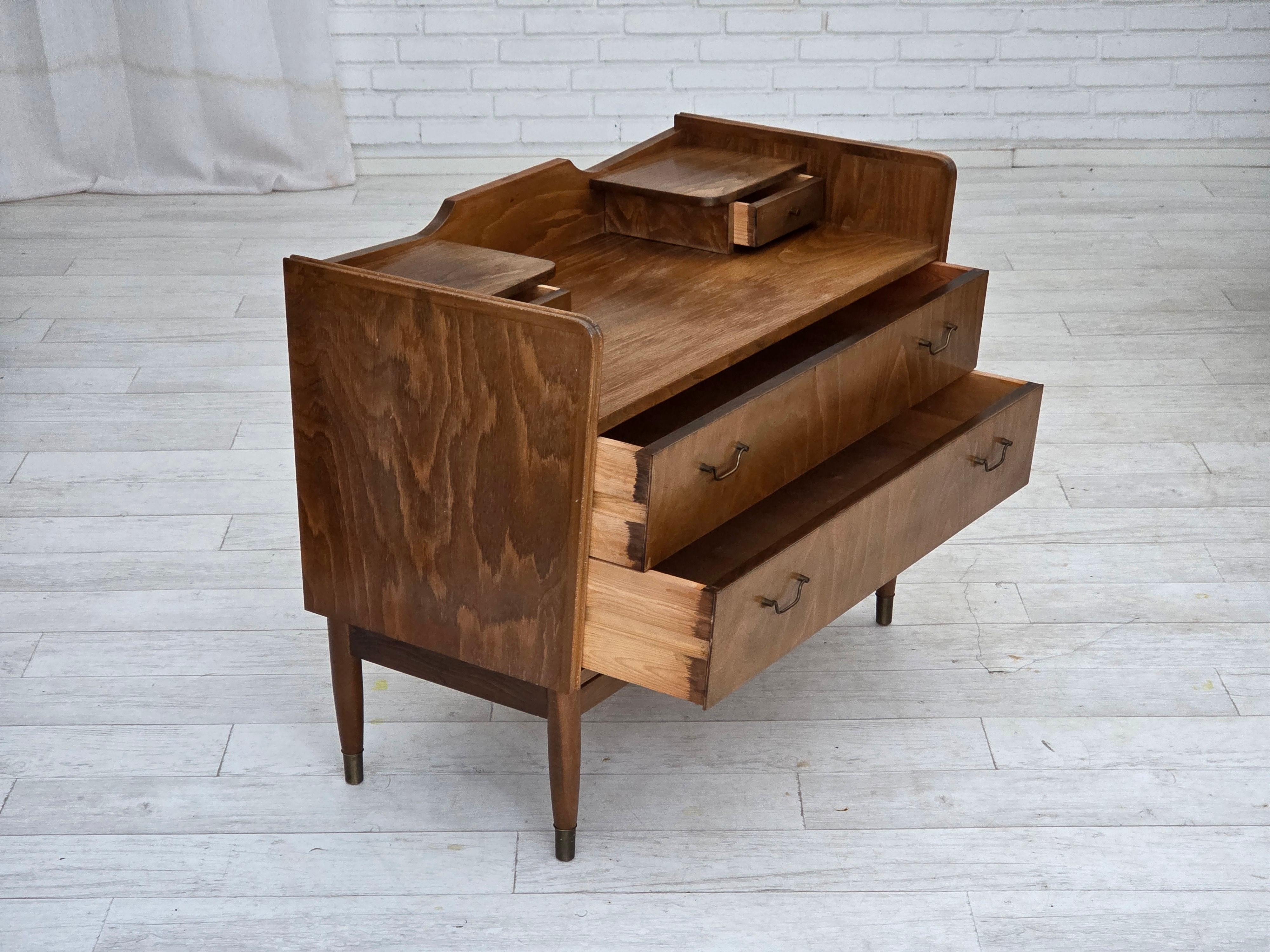 Scandinavo moderno Cassettiera danese degli anni '70, in legno di faggio. in vendita