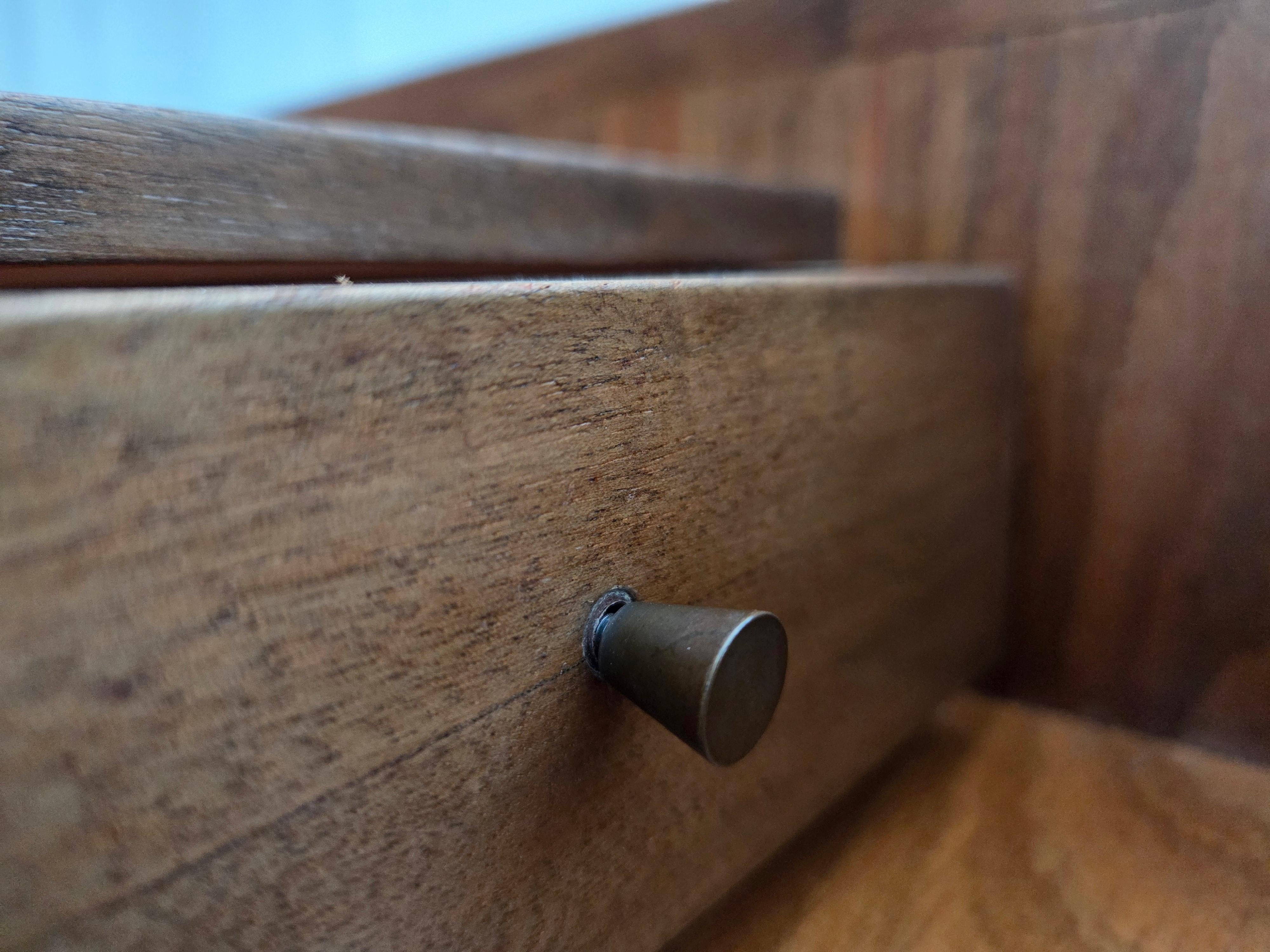 Metà XX secolo Cassettiera danese degli anni '70, in legno di faggio. in vendita