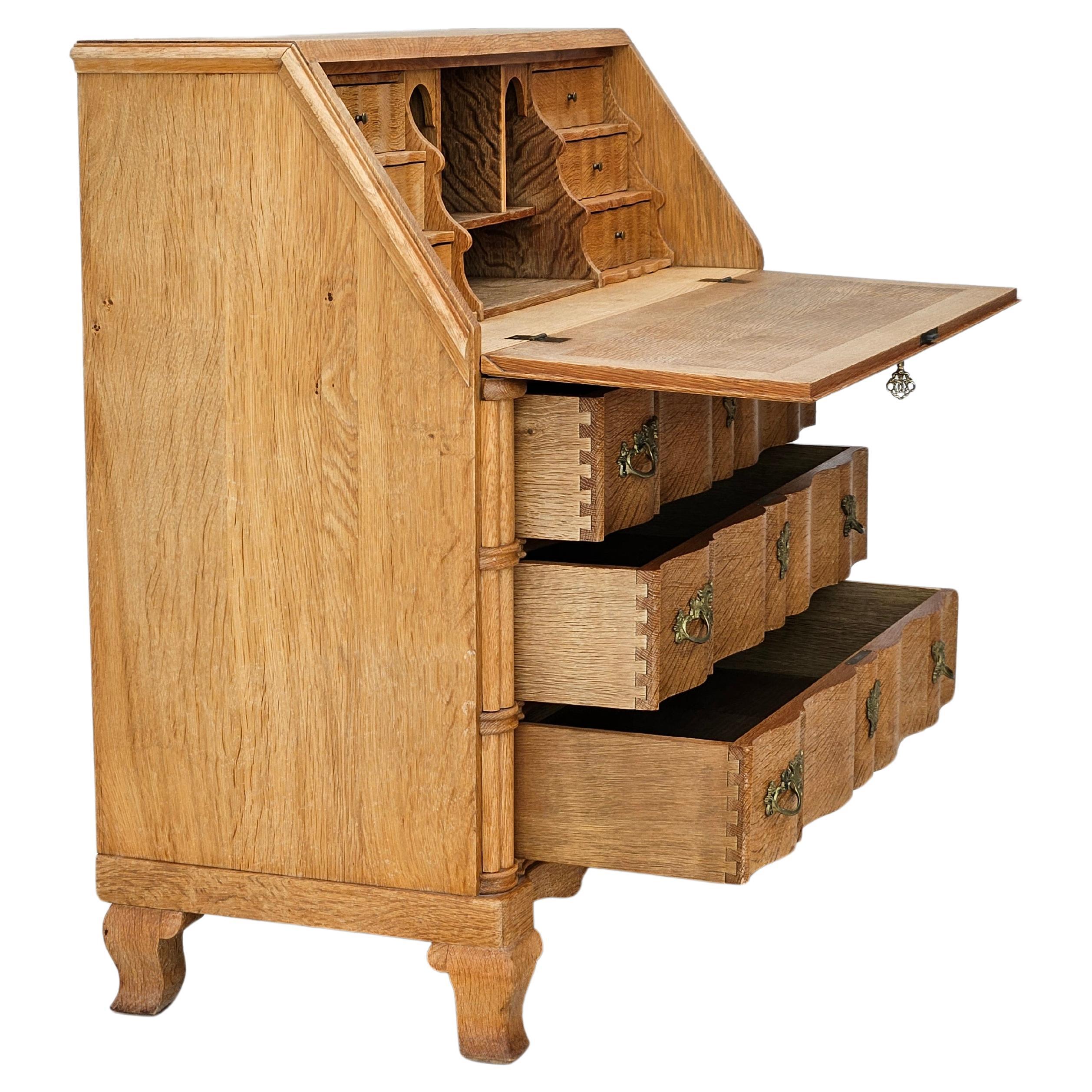 1970s, Danish chest of drawers, oak wood, original condition.