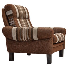 1970s, Danish club chair, original wool upholstery, very good condition.