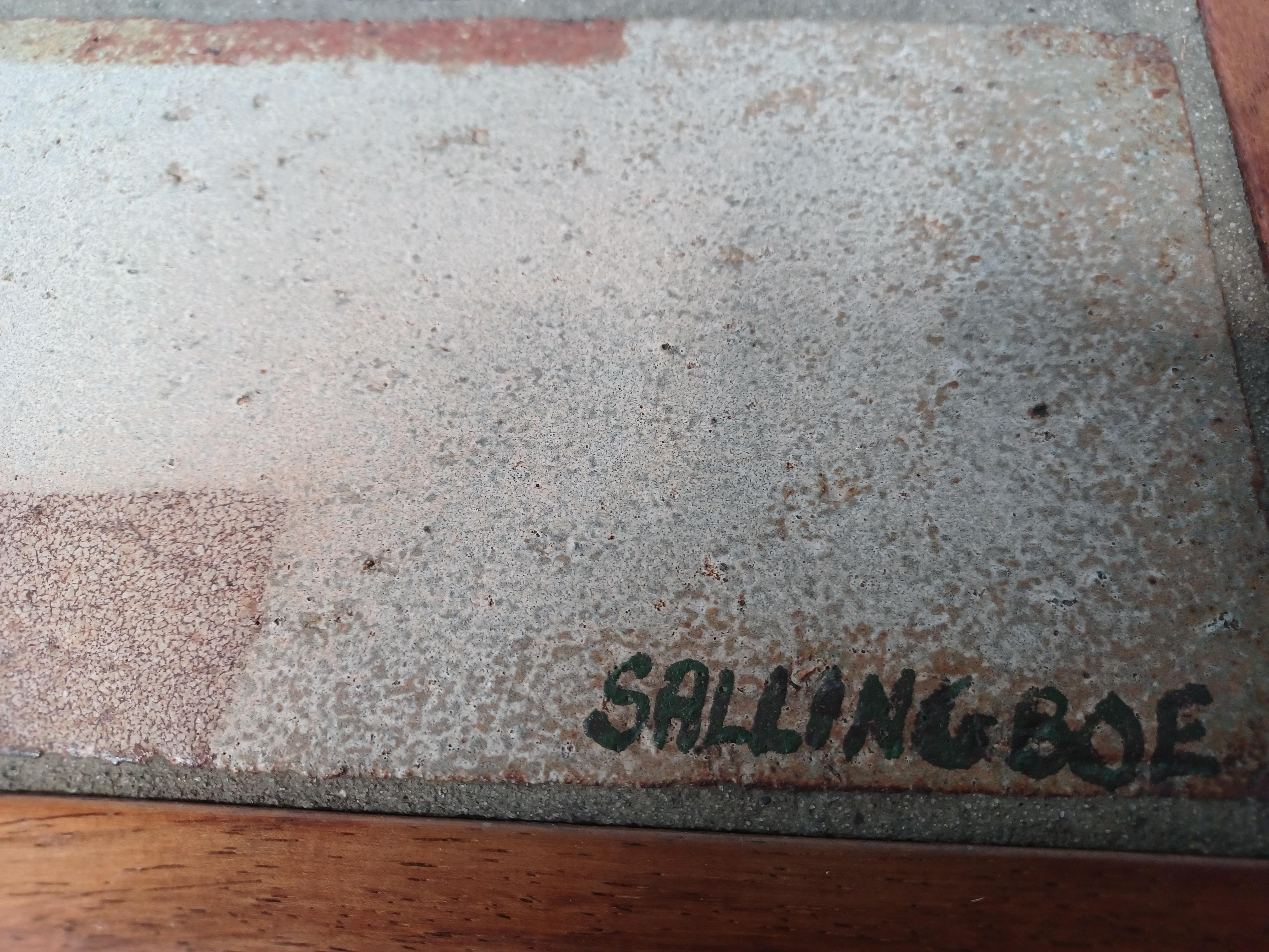 1970s Danish Coffee Table with Sallingboe Tiles in Excellent Condition For Sale 1