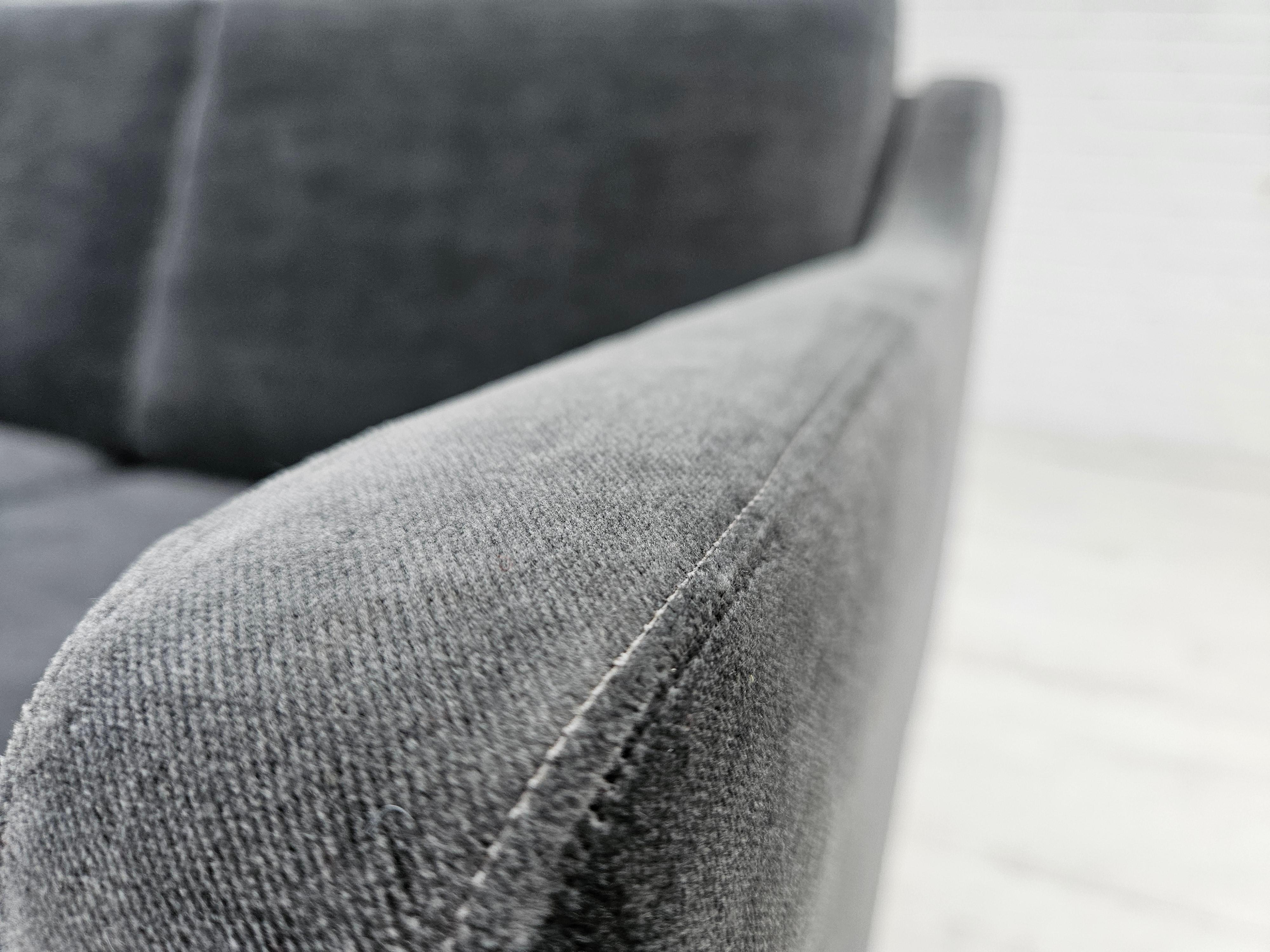 1970er Jahre, dänisches Design von Børge Mogensen, 3-sitziges Sofa Modell 2523, restauriert. im Angebot 5
