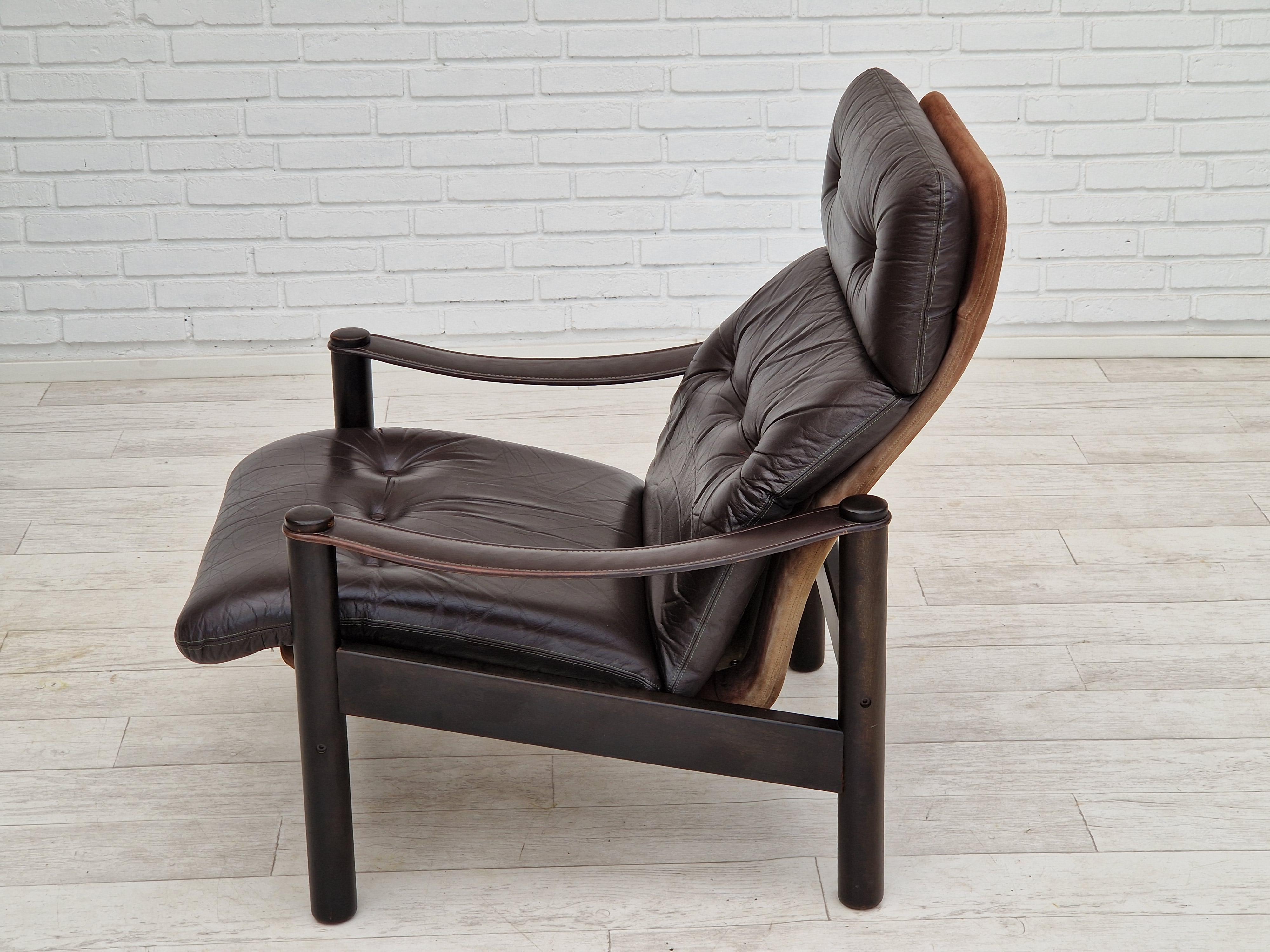 1970s, Danish Design by Ebbe Gehl & Søren Nissen, Lounge Armchair For Sale 4