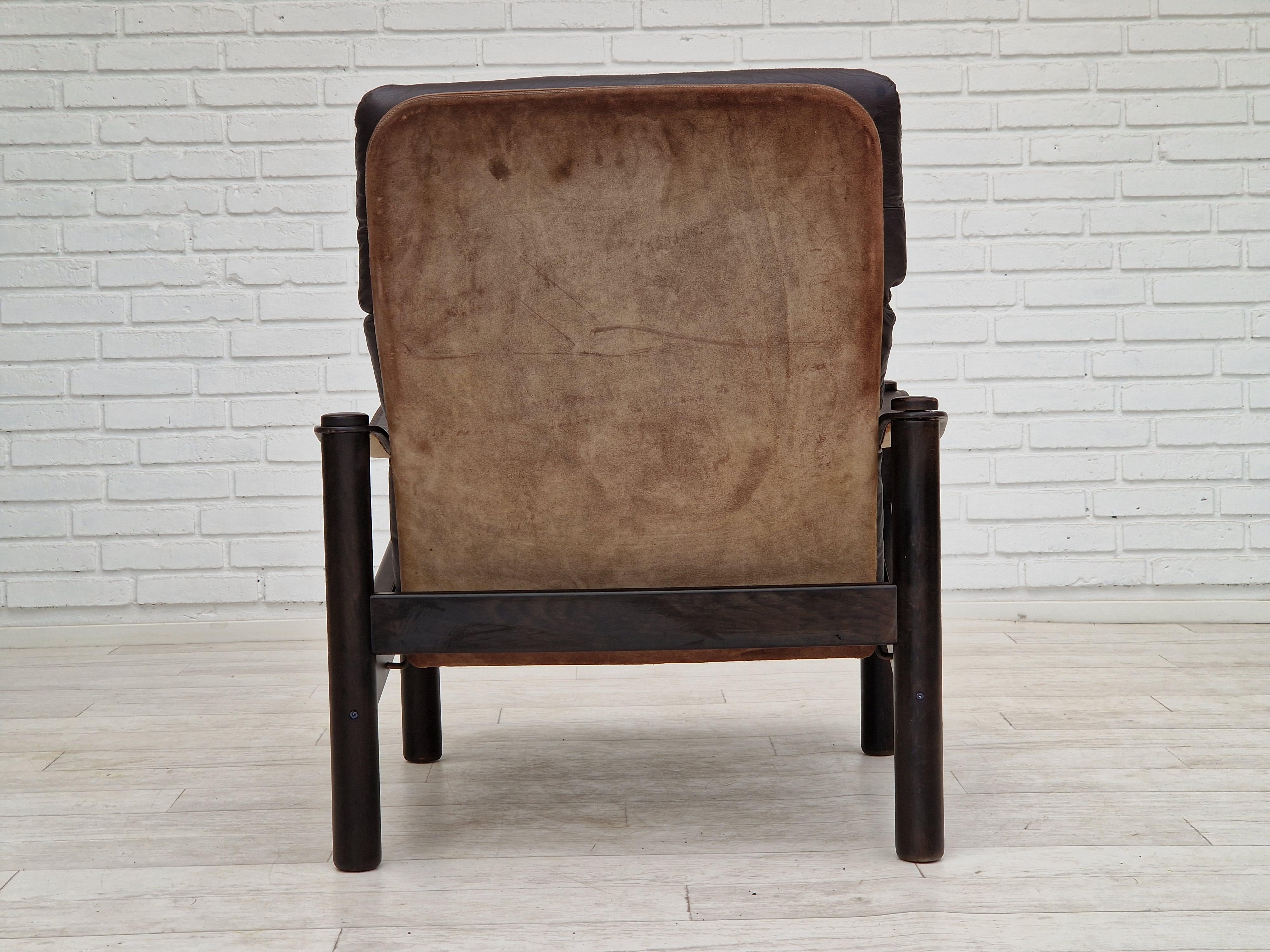 1970s, Danish Design by Ebbe Gehl & Søren Nissen, Lounge Armchair For Sale 6