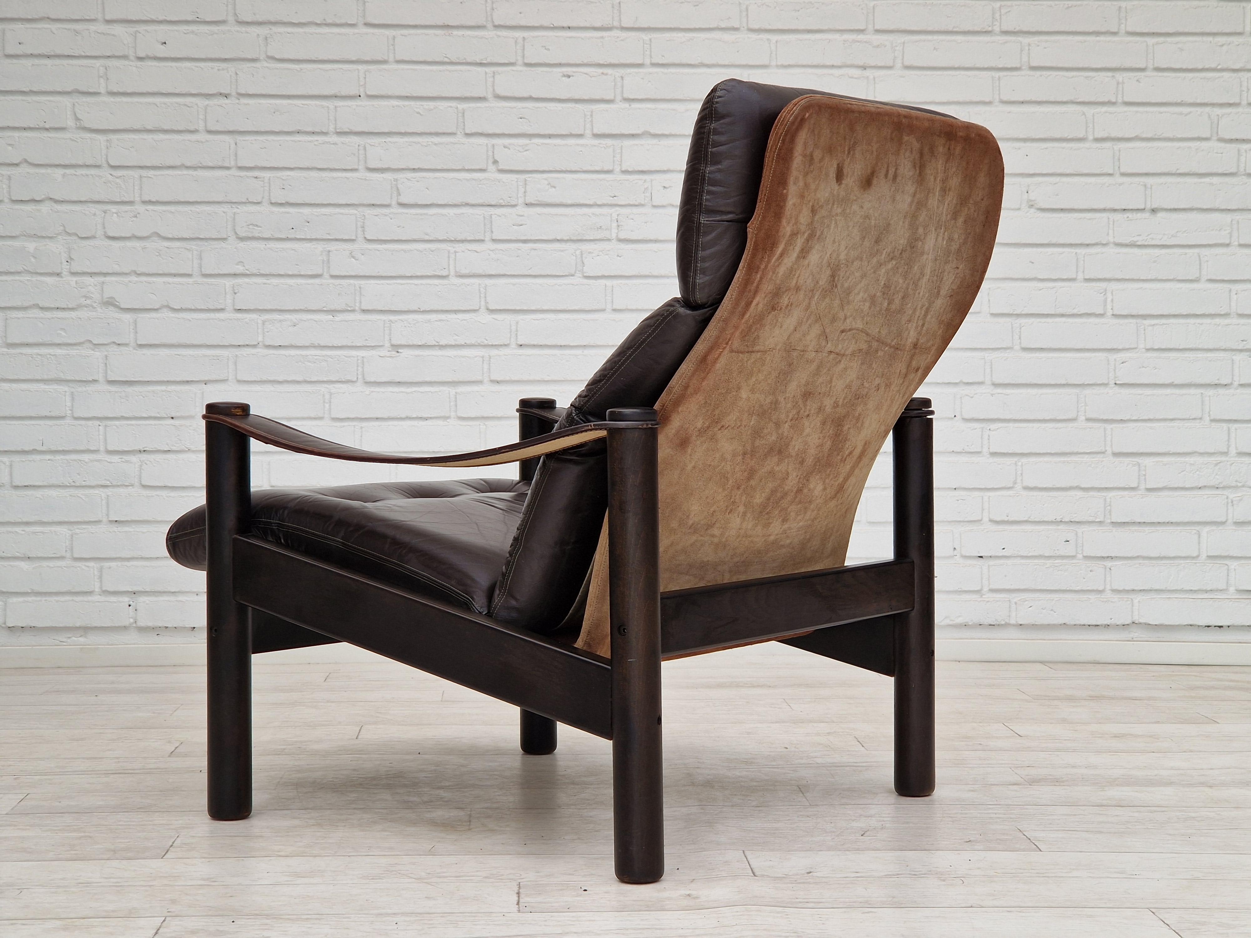 1970s, Danish Design by Ebbe Gehl & Søren Nissen, Lounge Armchair For Sale 7