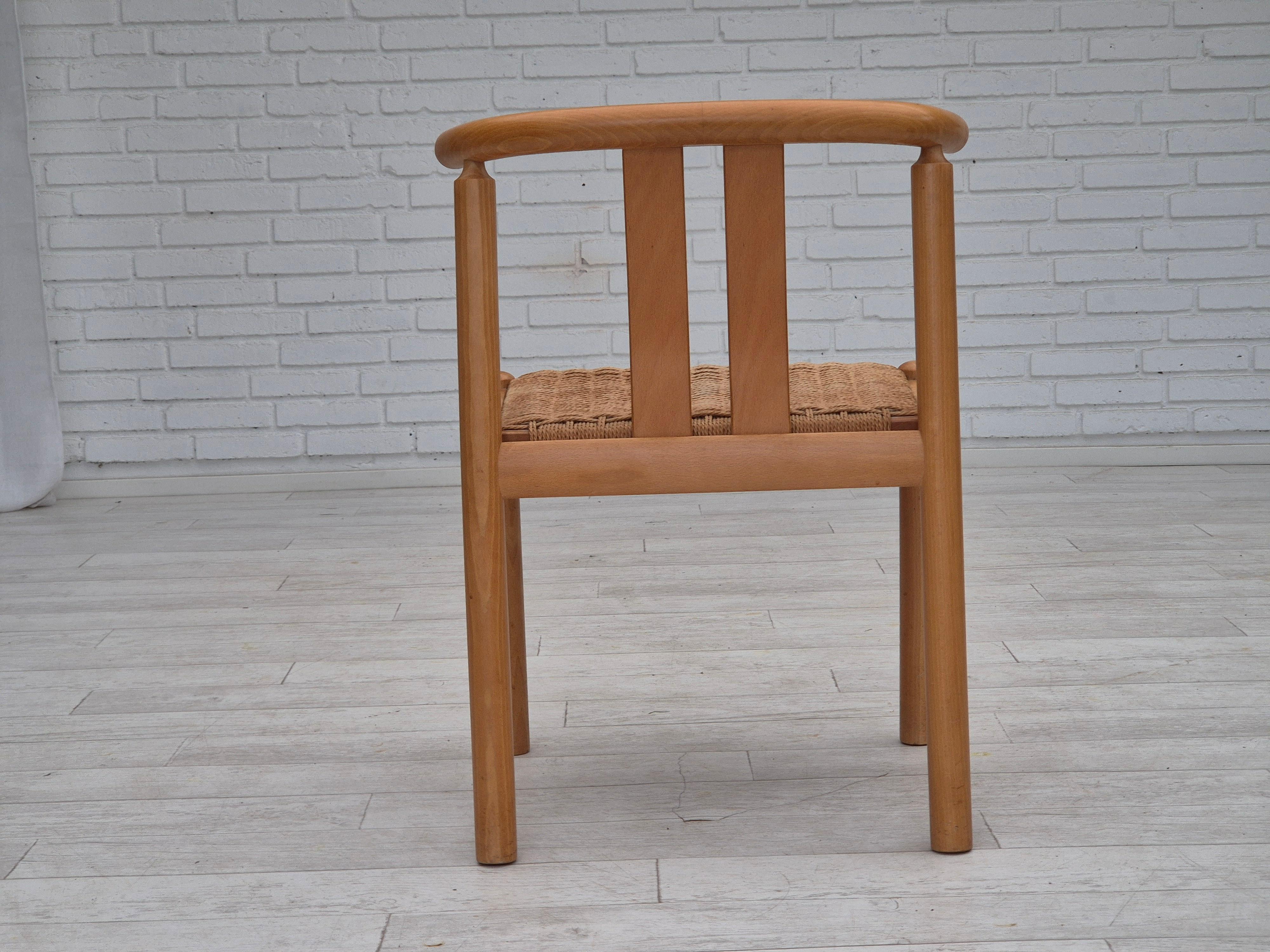 1970, design danois de Hans J. Frydendahl, paire de chaises modèle « Cléopâtre ». en vente 3