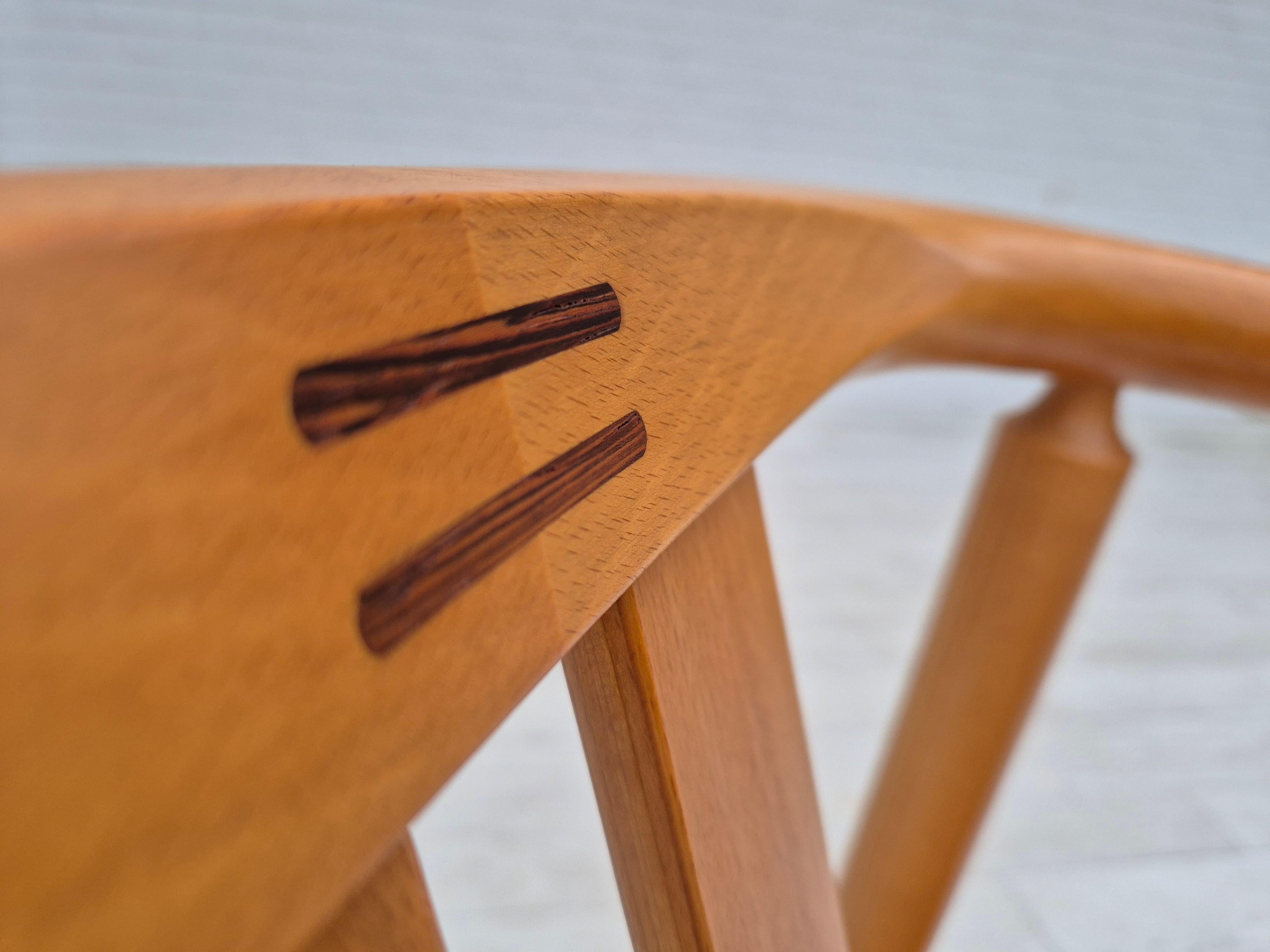 1970, design danois de Hans J. Frydendahl, paire de chaises modèle « Cléopâtre ». en vente 6
