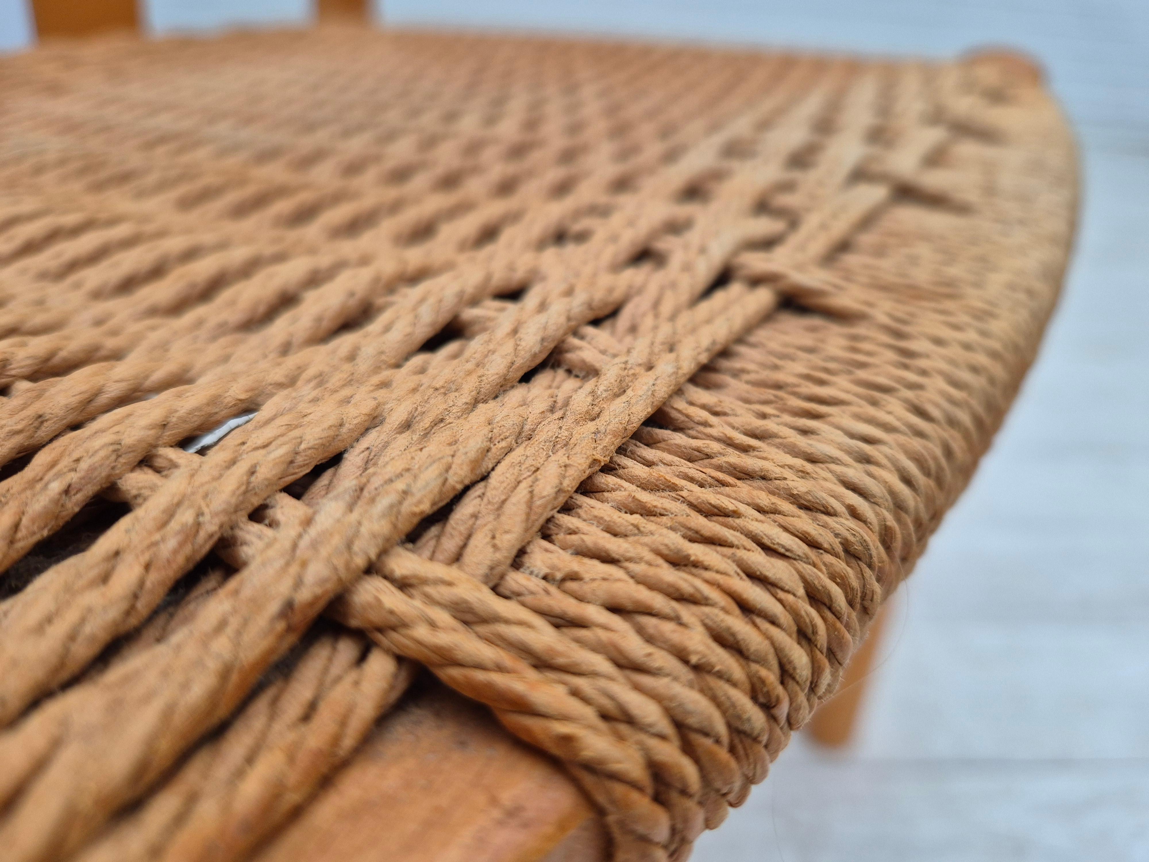 1970, design danois de Hans J. Frydendahl, paire de chaises modèle « Cléopâtre ». en vente 7