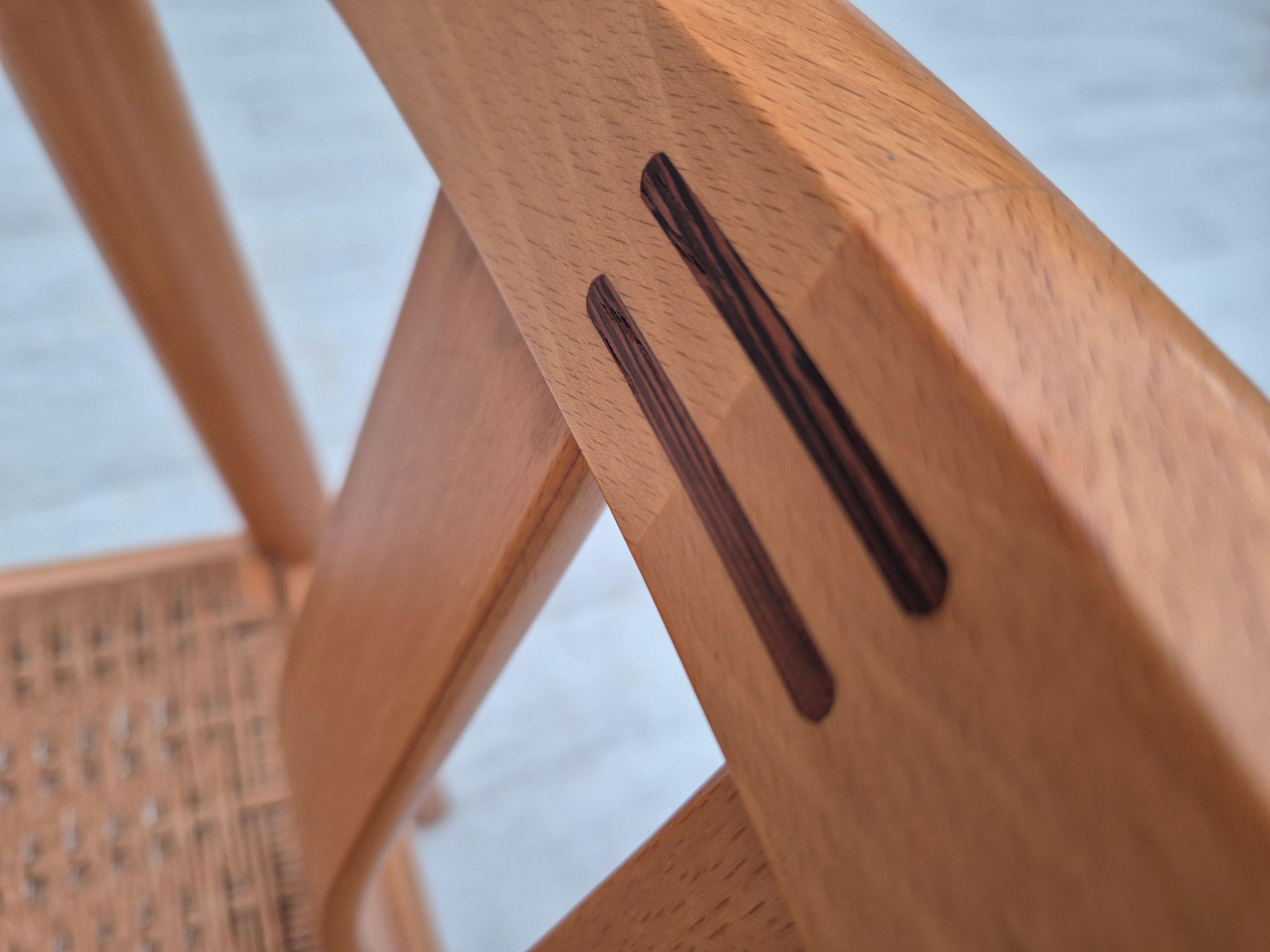 1970, design danois de Hans J. Frydendahl, paire de chaises modèle « Cléopâtre ». en vente 12