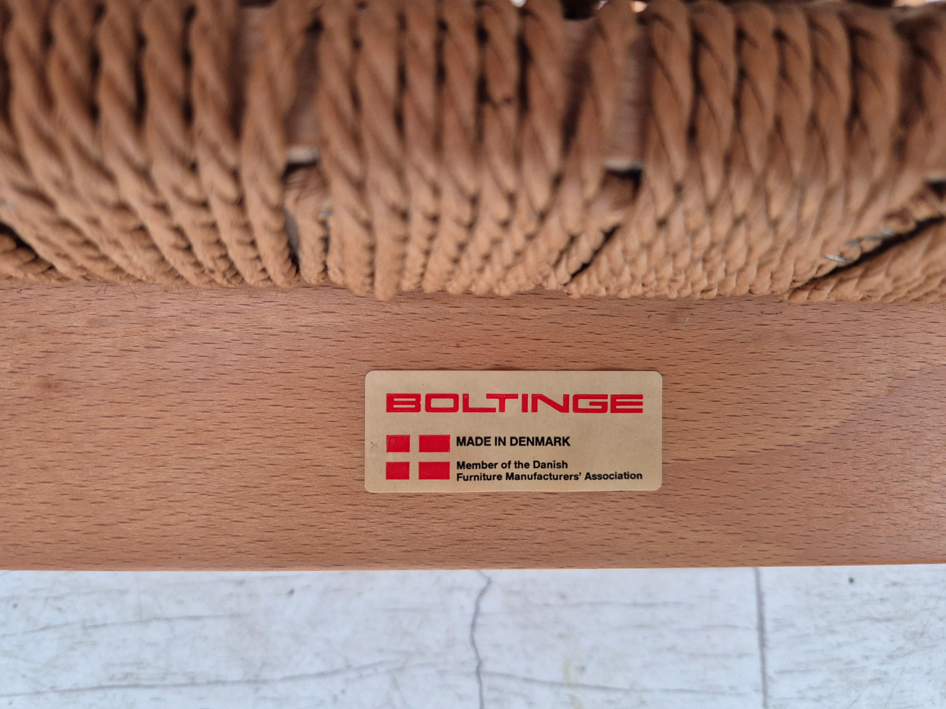 1970, design danois de Hans J. Frydendahl, paire de chaises modèle « Cléopâtre ». en vente 13