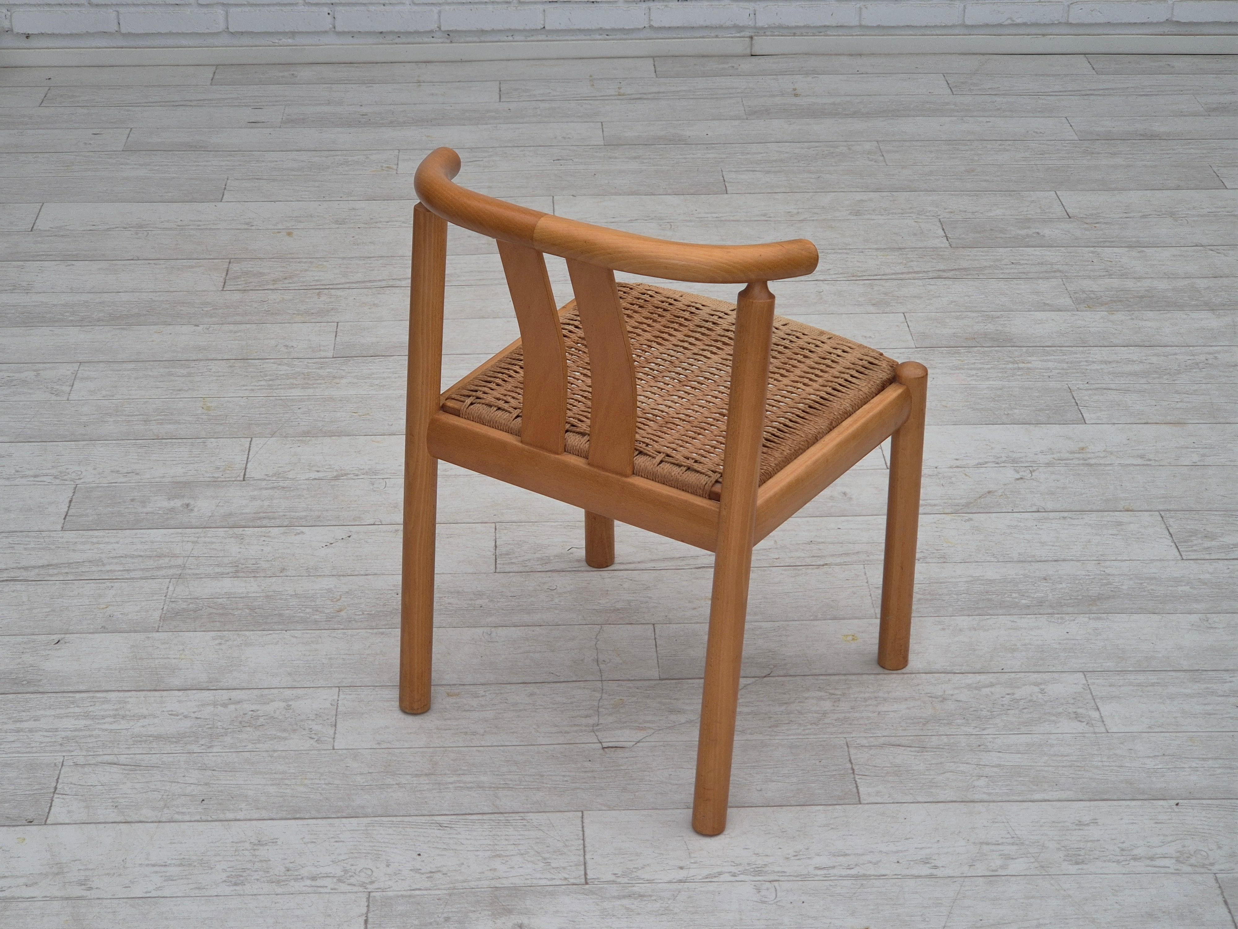 1970, design danois de Hans J. Frydendahl, paire de chaises modèle « Cléopâtre ». en vente 2