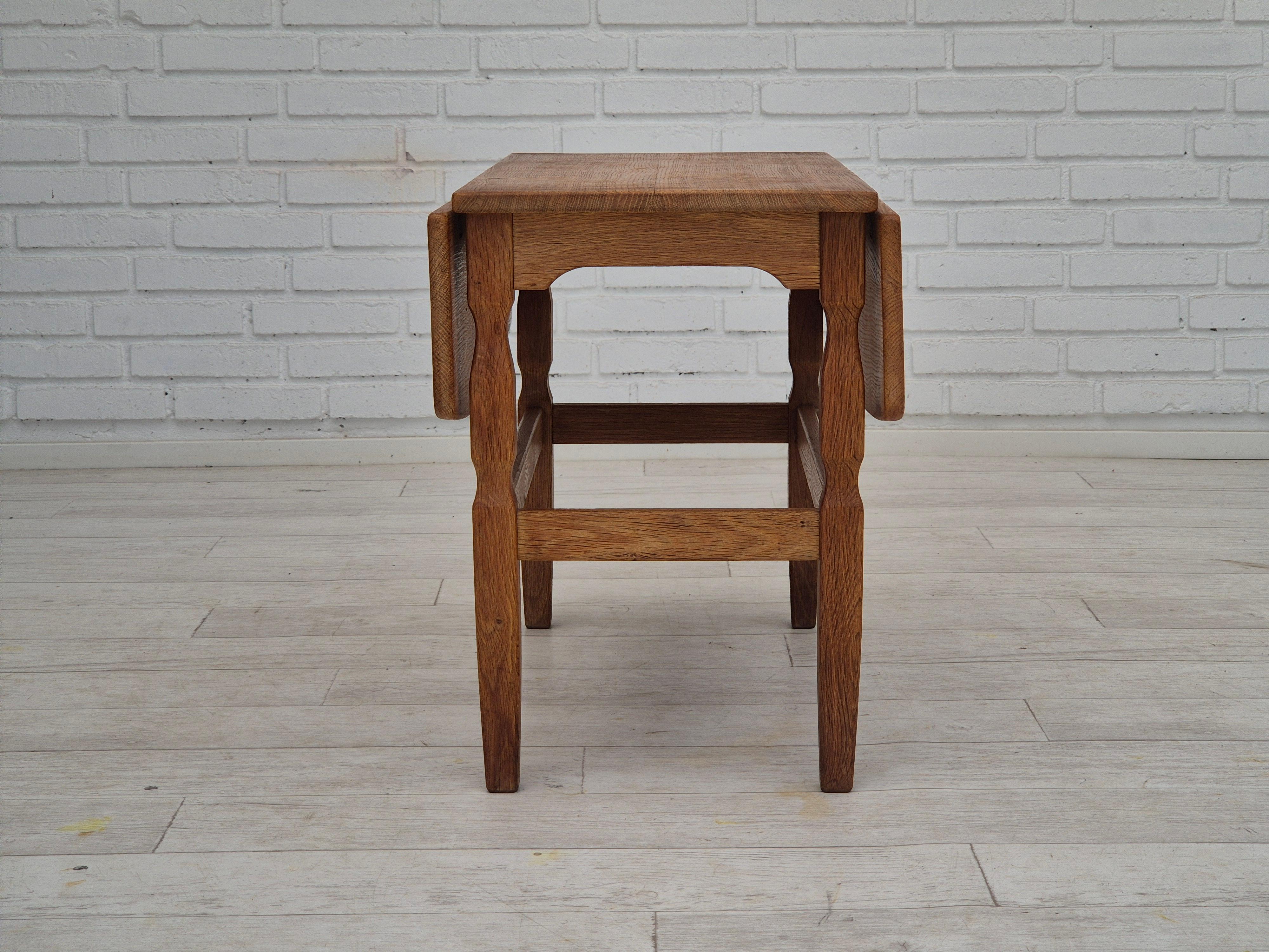 Années 1970, design danois de Henning Kjærnulf pour EG Kvalitetsmøbel, table de canapé. en vente 4