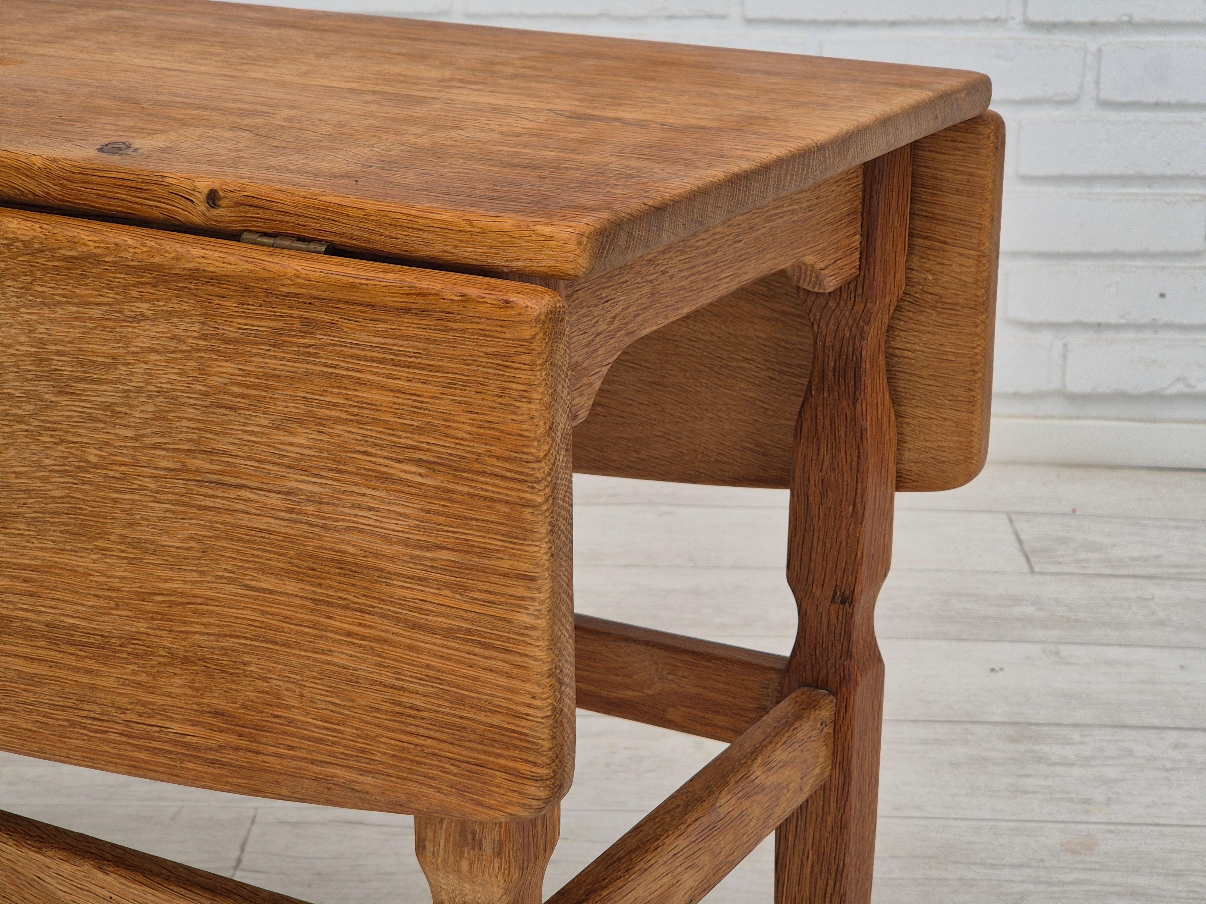 Années 1970, design danois de Henning Kjærnulf pour EG Kvalitetsmøbel, table de canapé. en vente 8