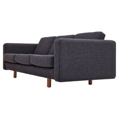 Used 1970s, Danish design by H.J. Wegner, model GE300, reupholstered sofa.