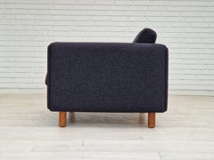 1970s, Danish design by H.J. Wegner, reupholstered armchair, model GE300.